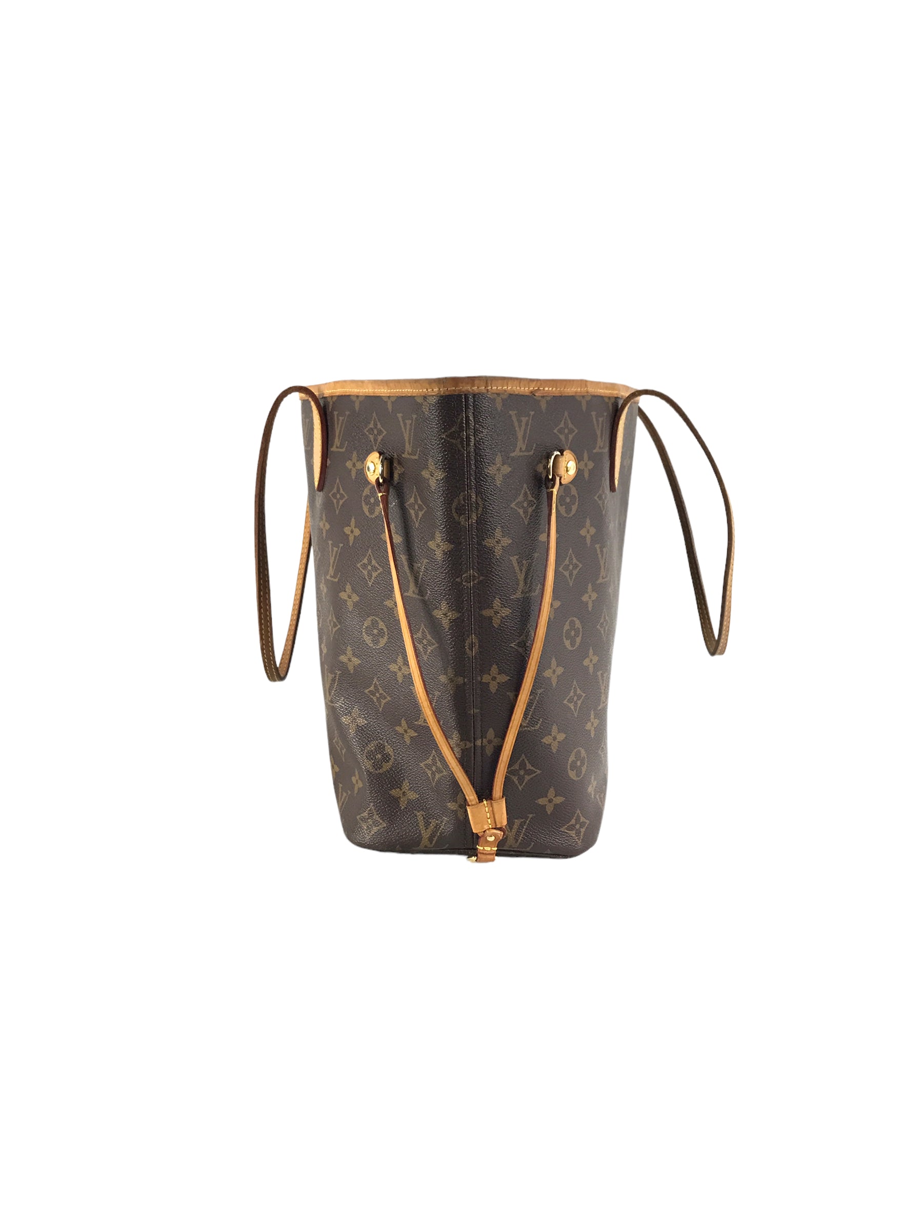 Monogram Neverfull MM Tote Bag w/GHW