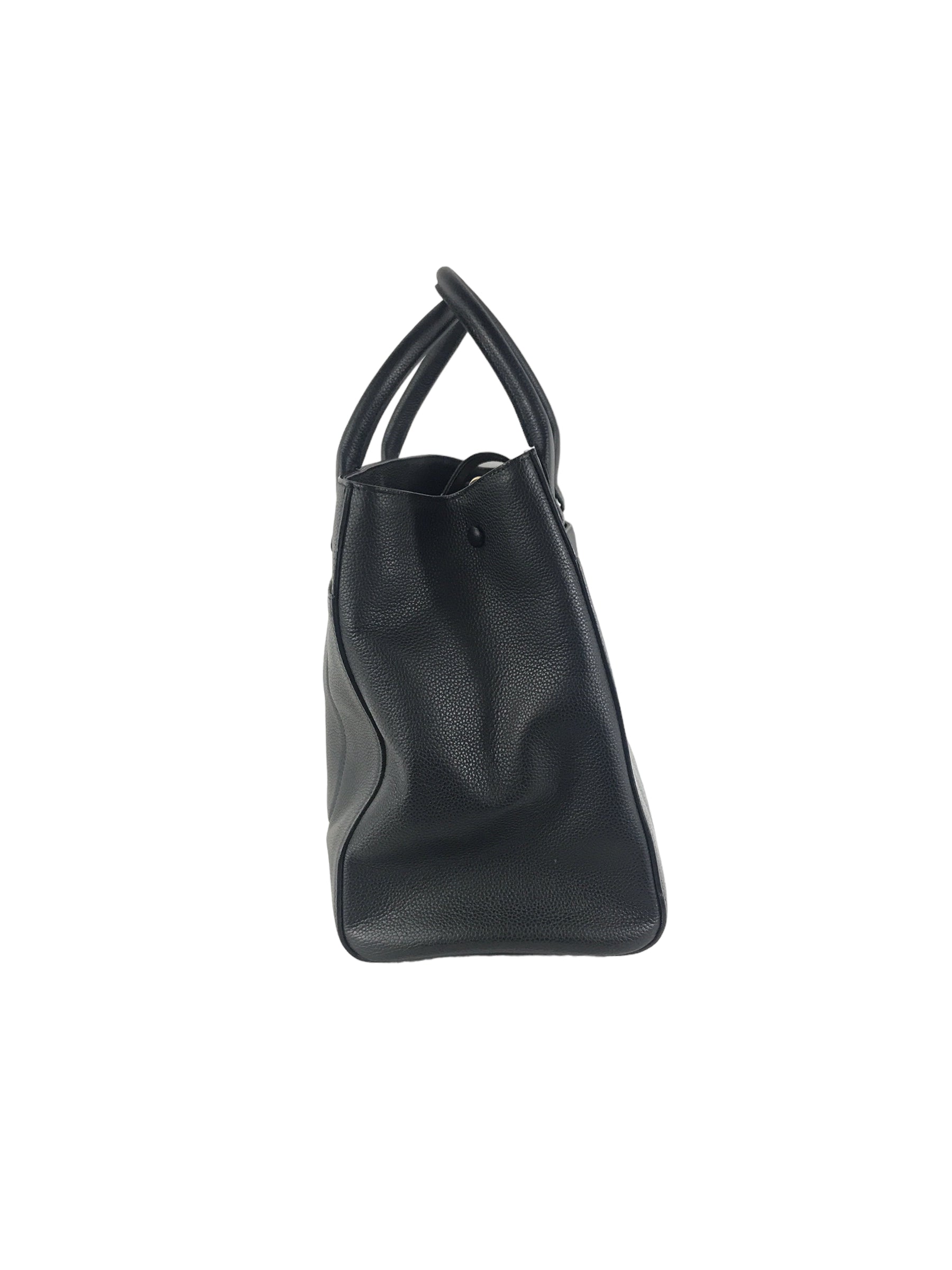 Black Caviar Large Neo Executive Tote w/ GHW