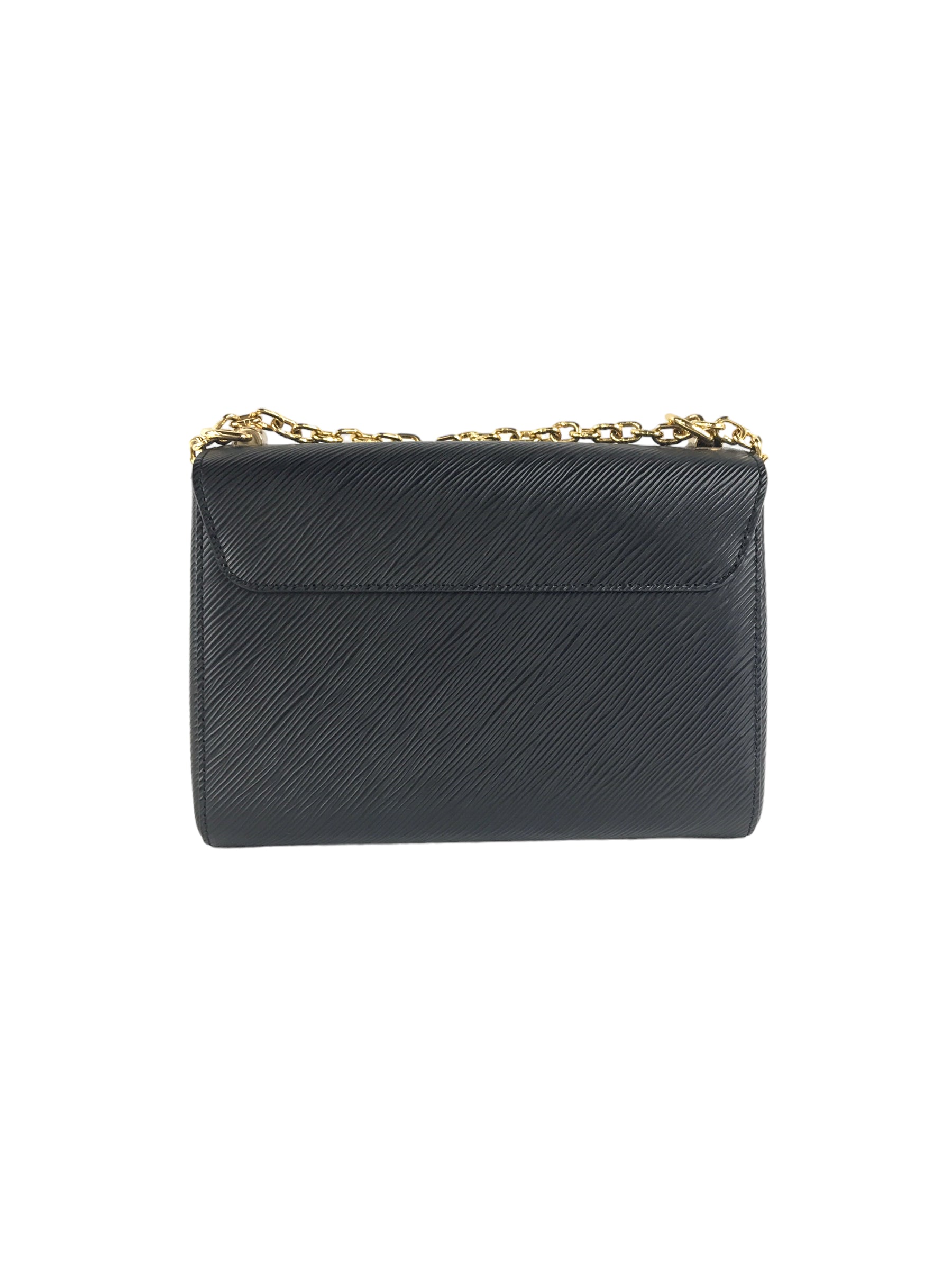 Epi Leather Studded Twist MM Bag w/GHW/SHW