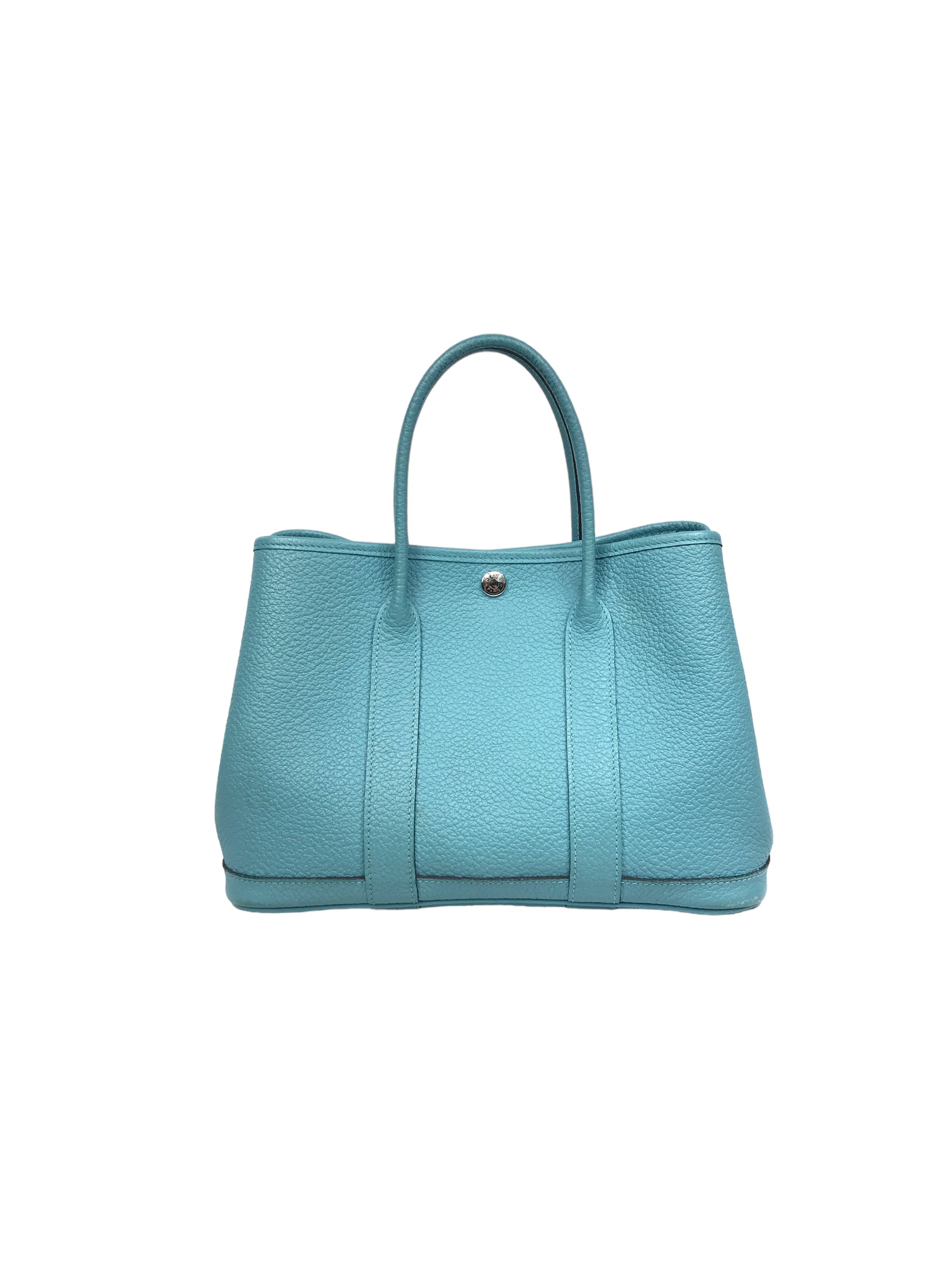 Blue Du Nord Negonda Leather Garden Party Tote 30 w/PHW