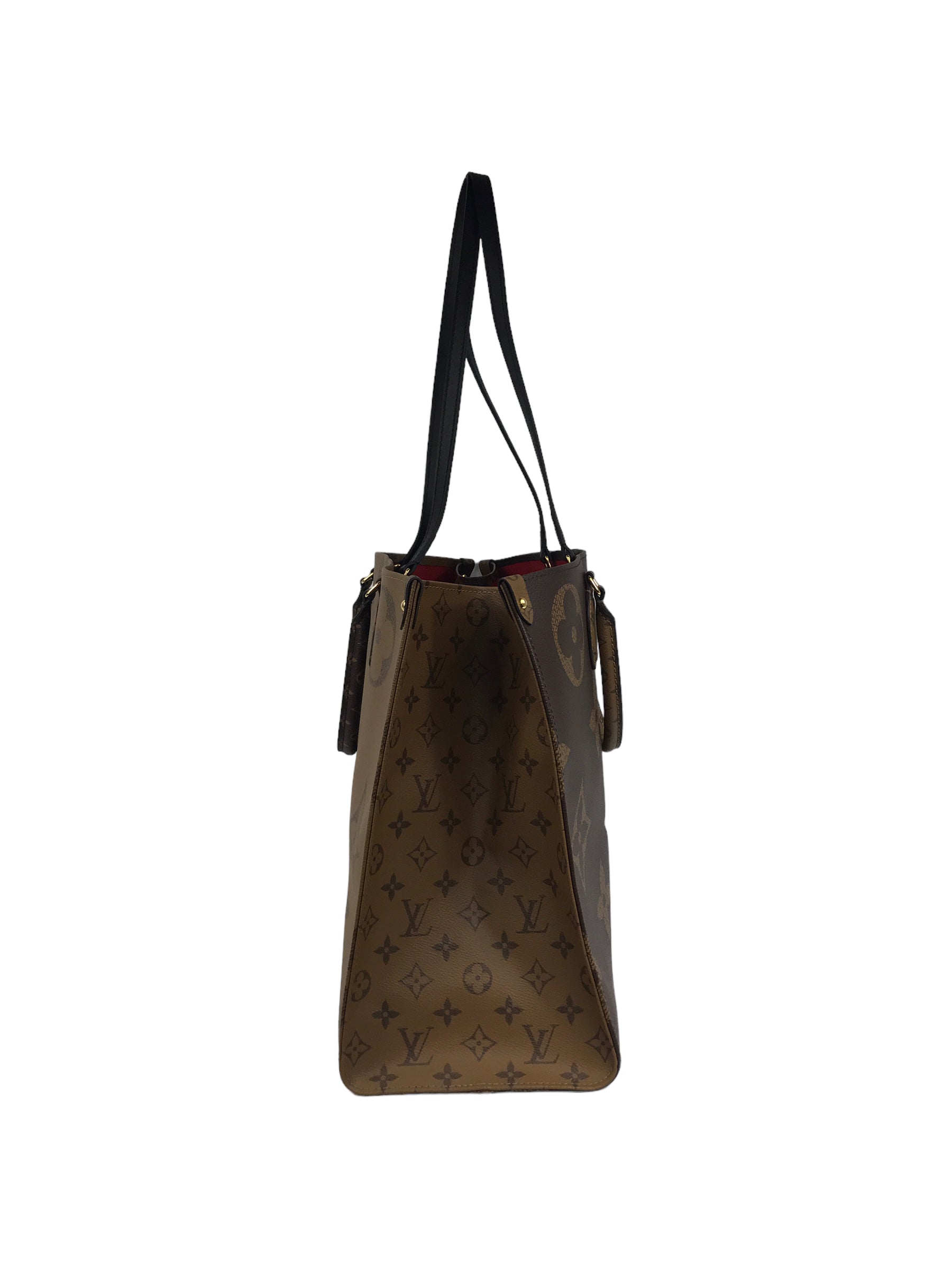 Reverse ONTHEGO Monogram Canvas GM Tote w/GHW