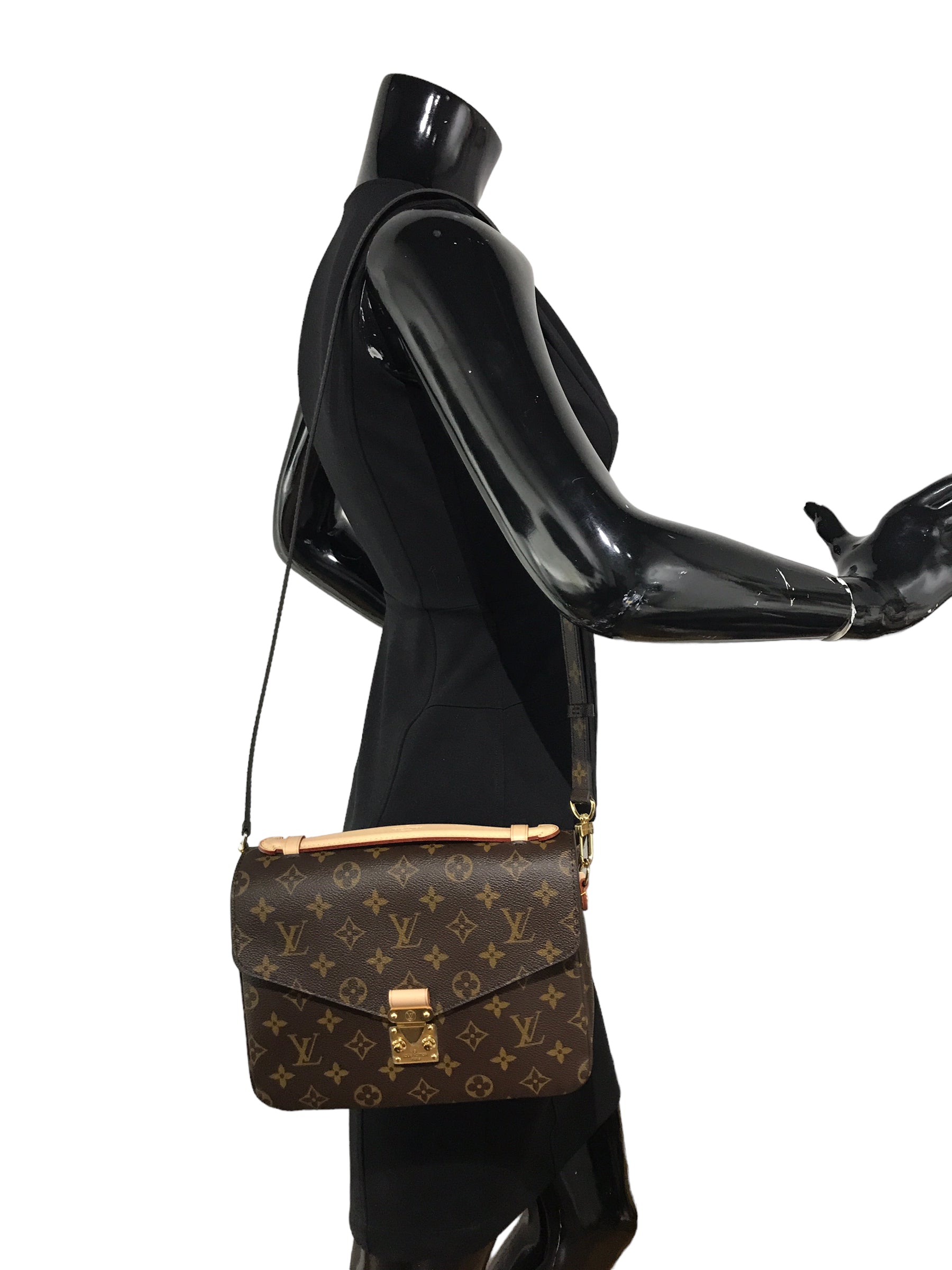 Monogram Coated Pochette Metis w/GHW Canvas-pending
