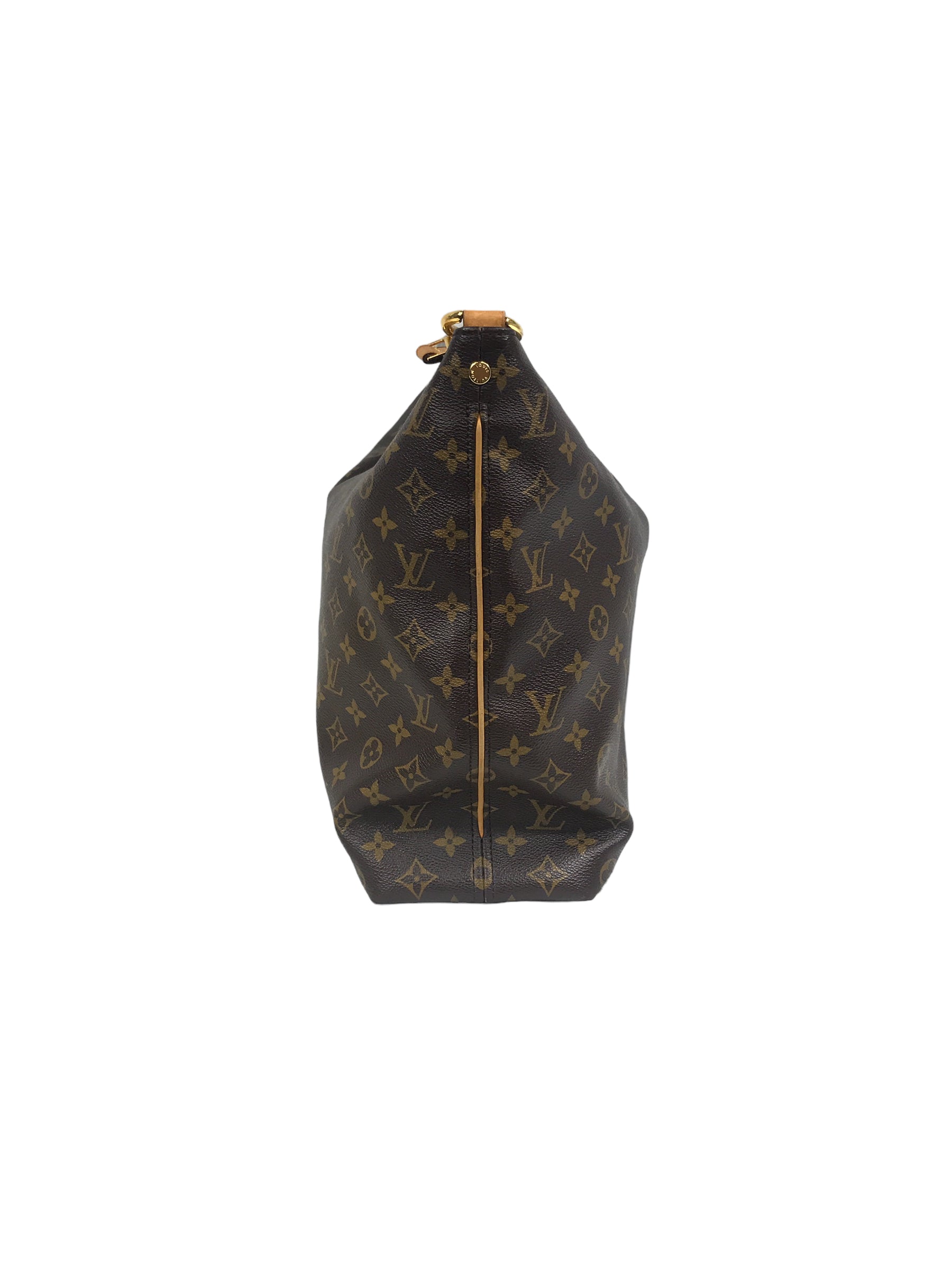 Monogram Coated Canvas Sully MM Bag W/GHW
