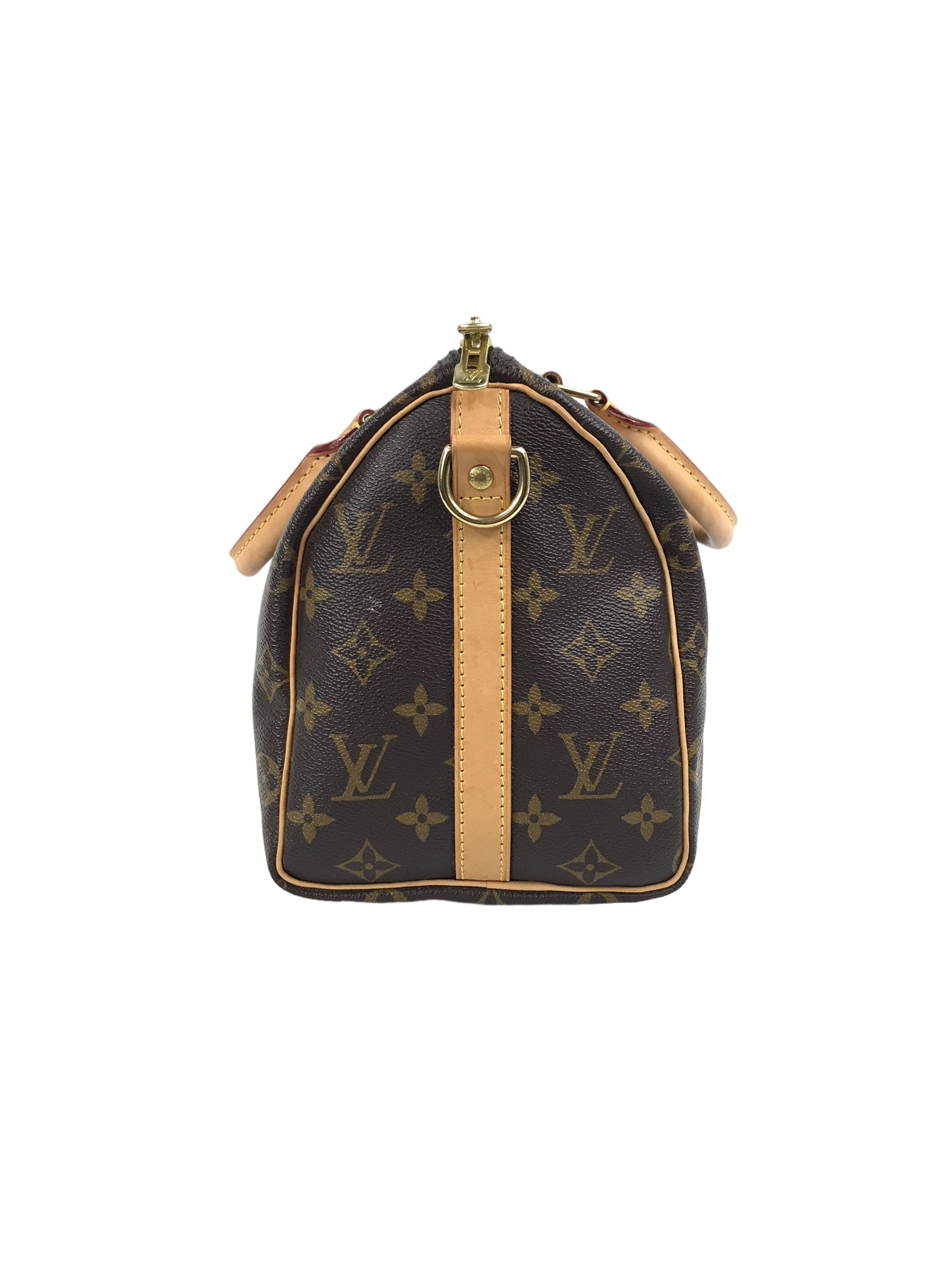 Monogram Canvas Speedy Bandouliere 25 w/GHW