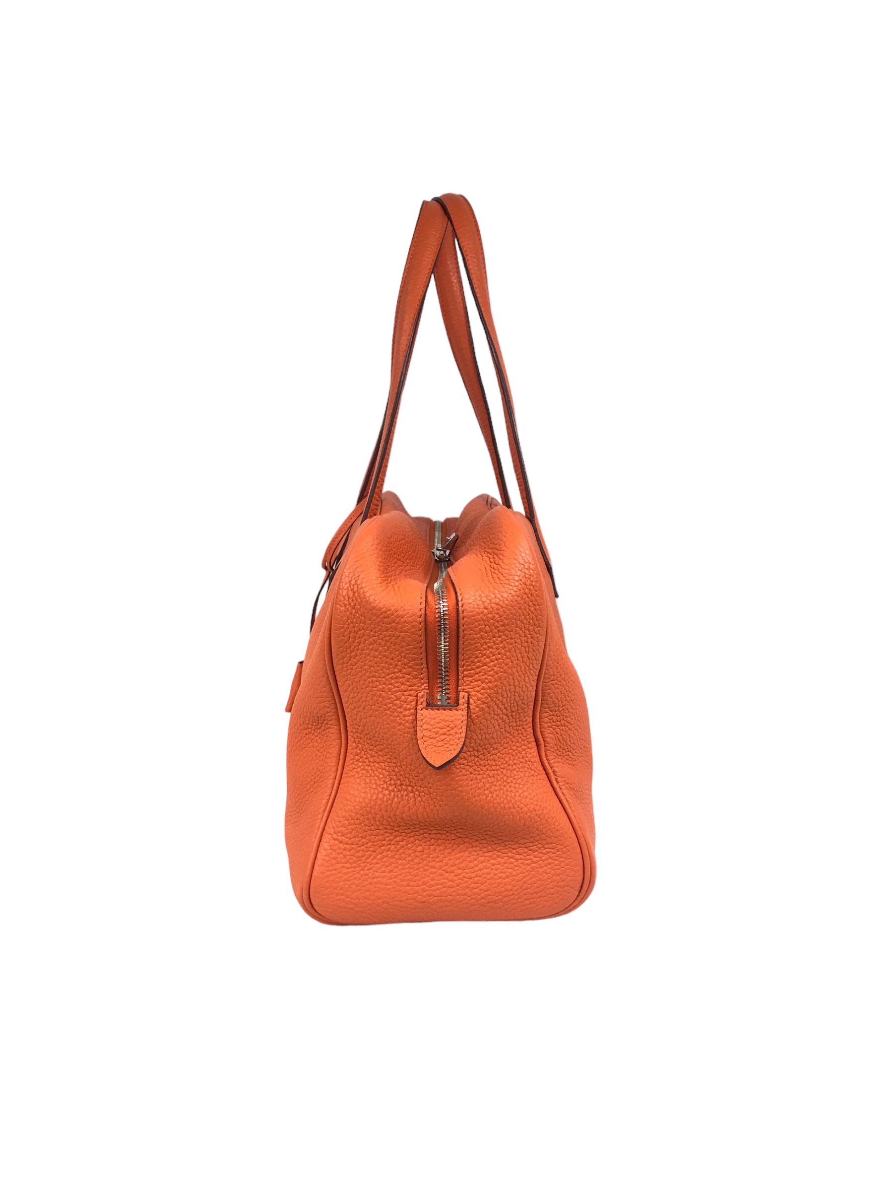 Orange Clemence Victoria Shoulder Bag W/PHW