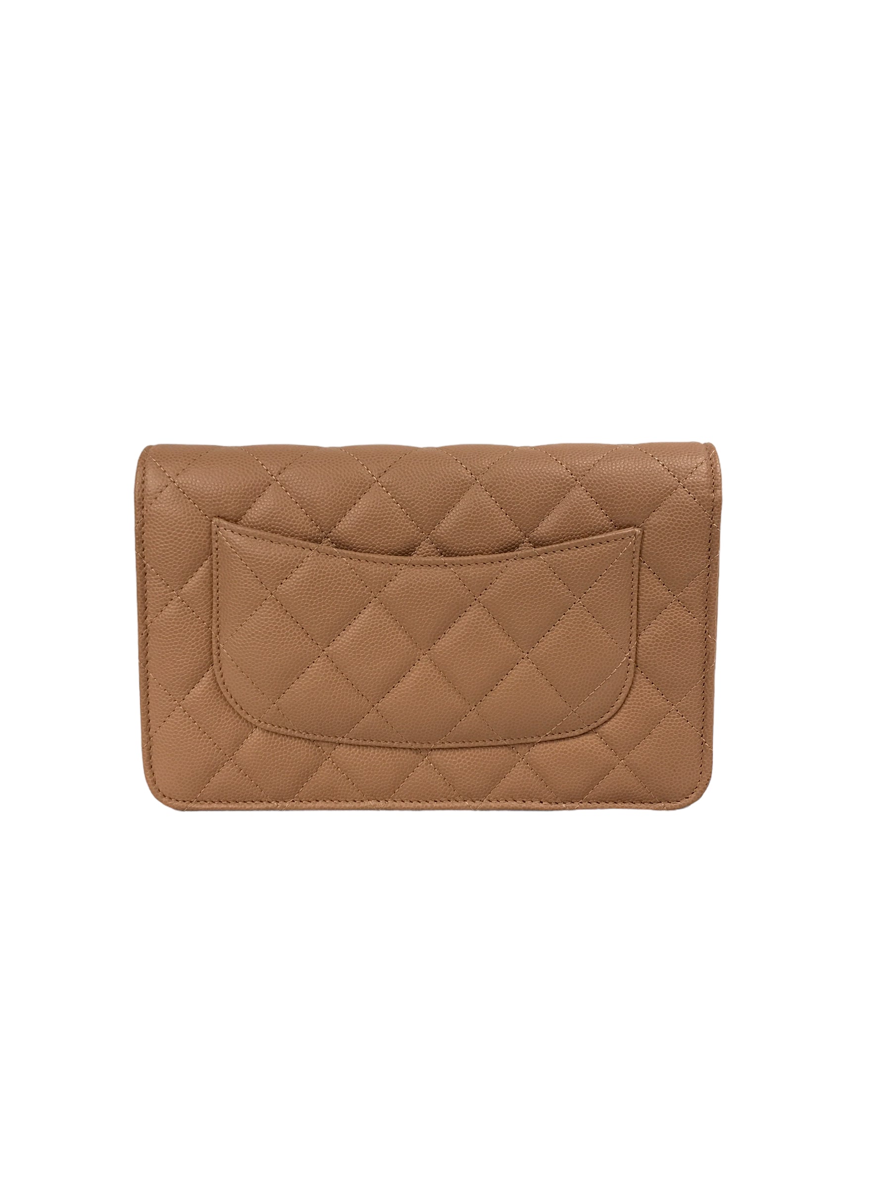 Caviar Beige Fonce Wallet On Chain w/LGHW