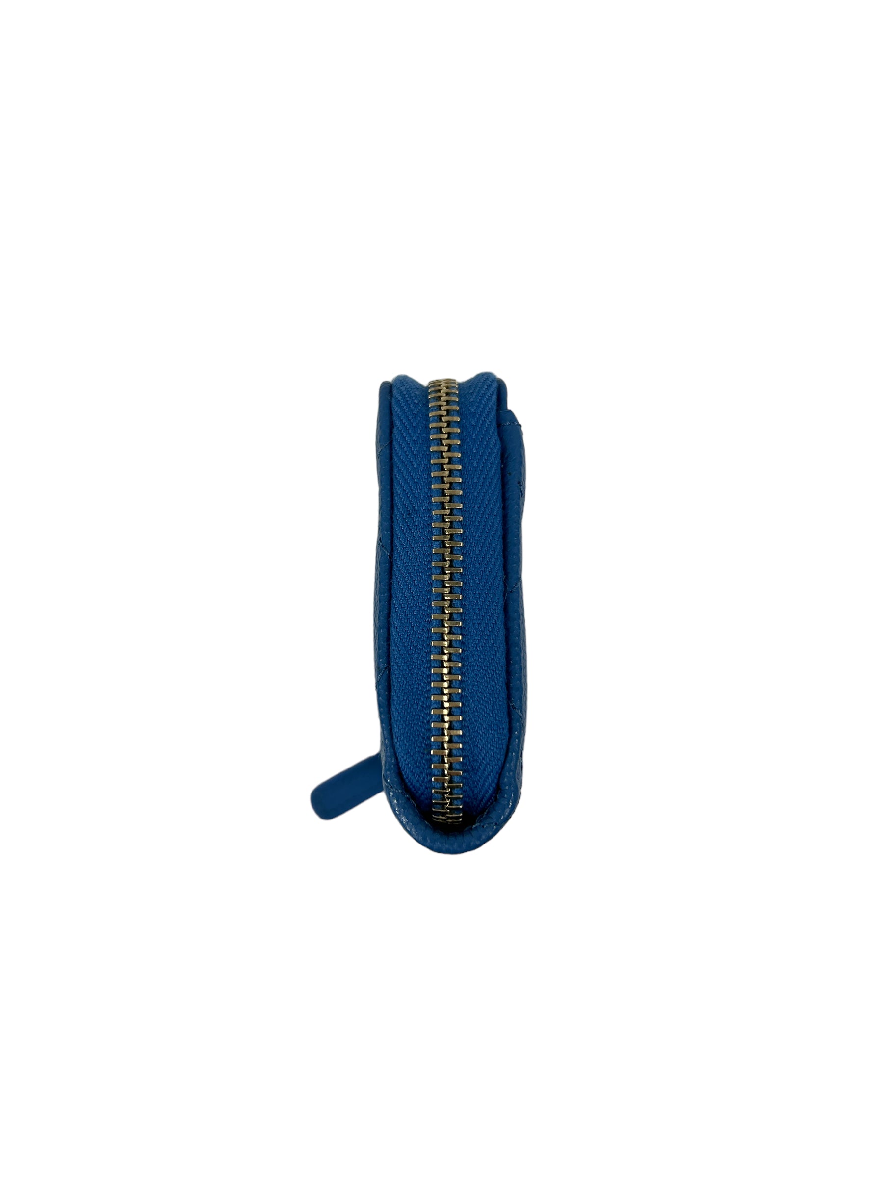 Blue Caviar Quilted Card Coin Pouch w/GHW