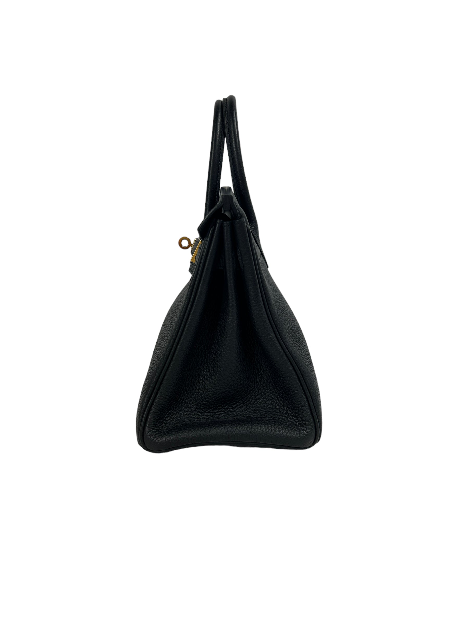 Black Togo Birkin 25 W/GHW