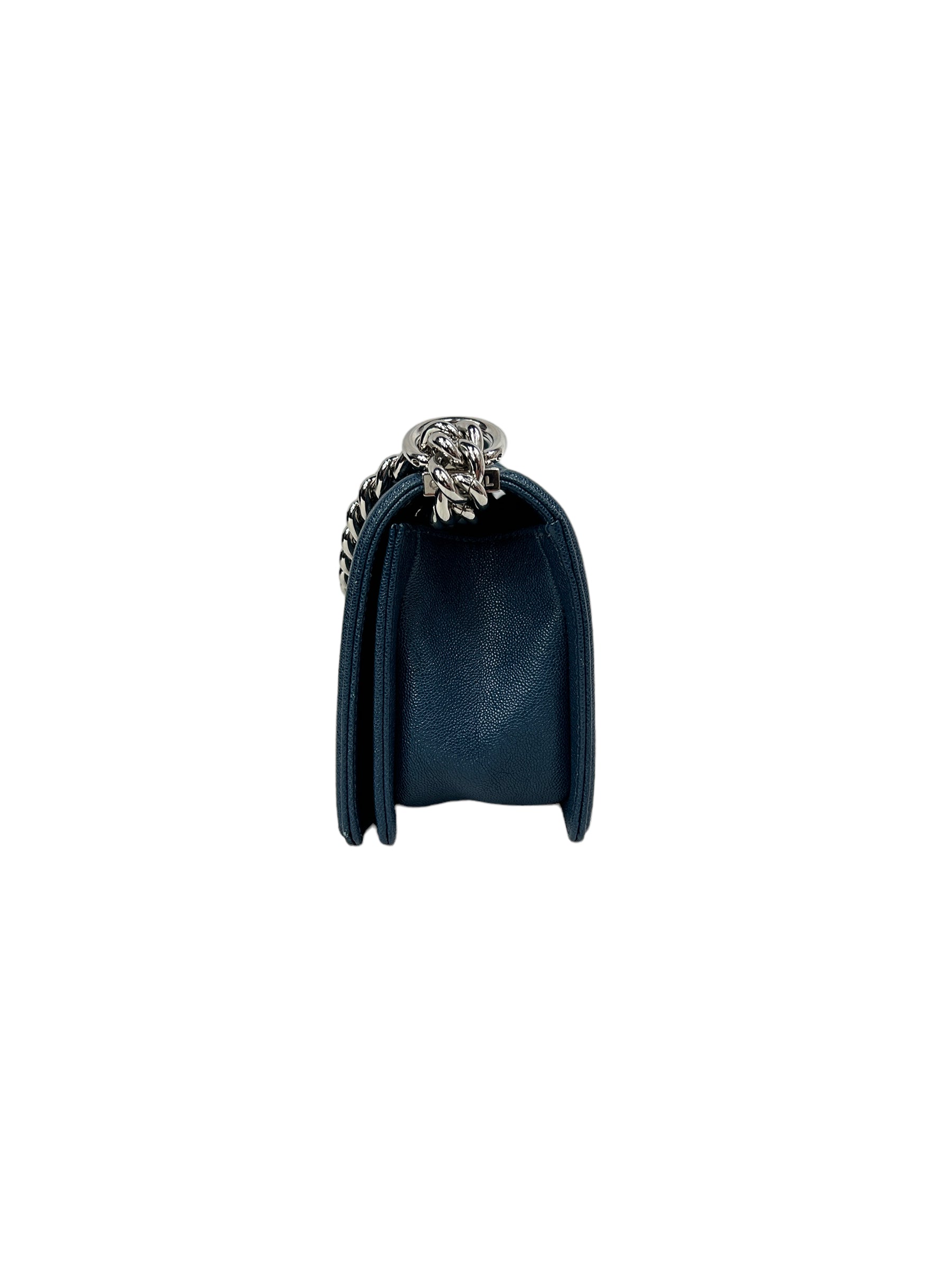 Blue Caviar Quilted Small Boy Bag w/SHW