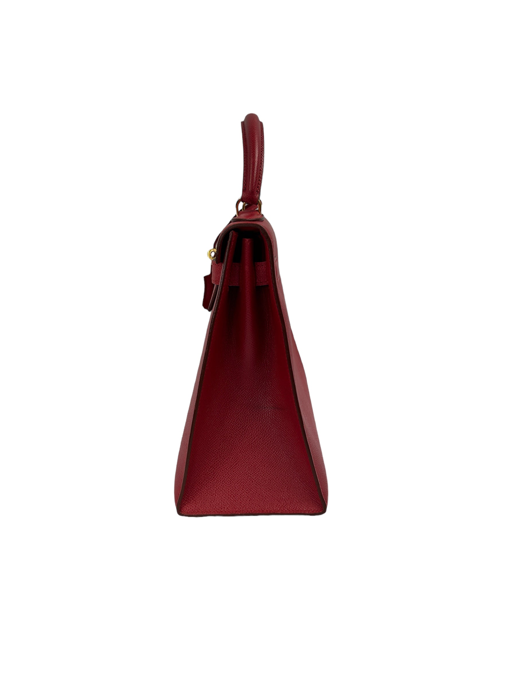 Hermes Rouge Epsom Kelly 32 w/GHW