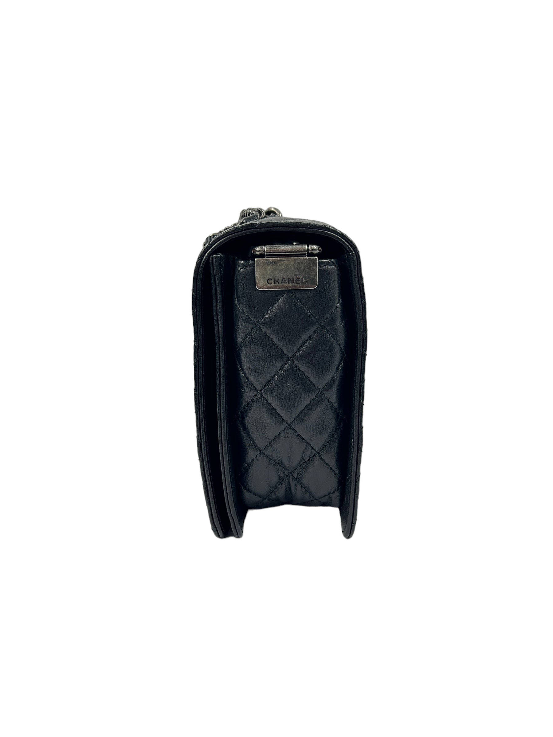 Paris Enchained Medium Calfskin Leather Boy Bag w/RHW