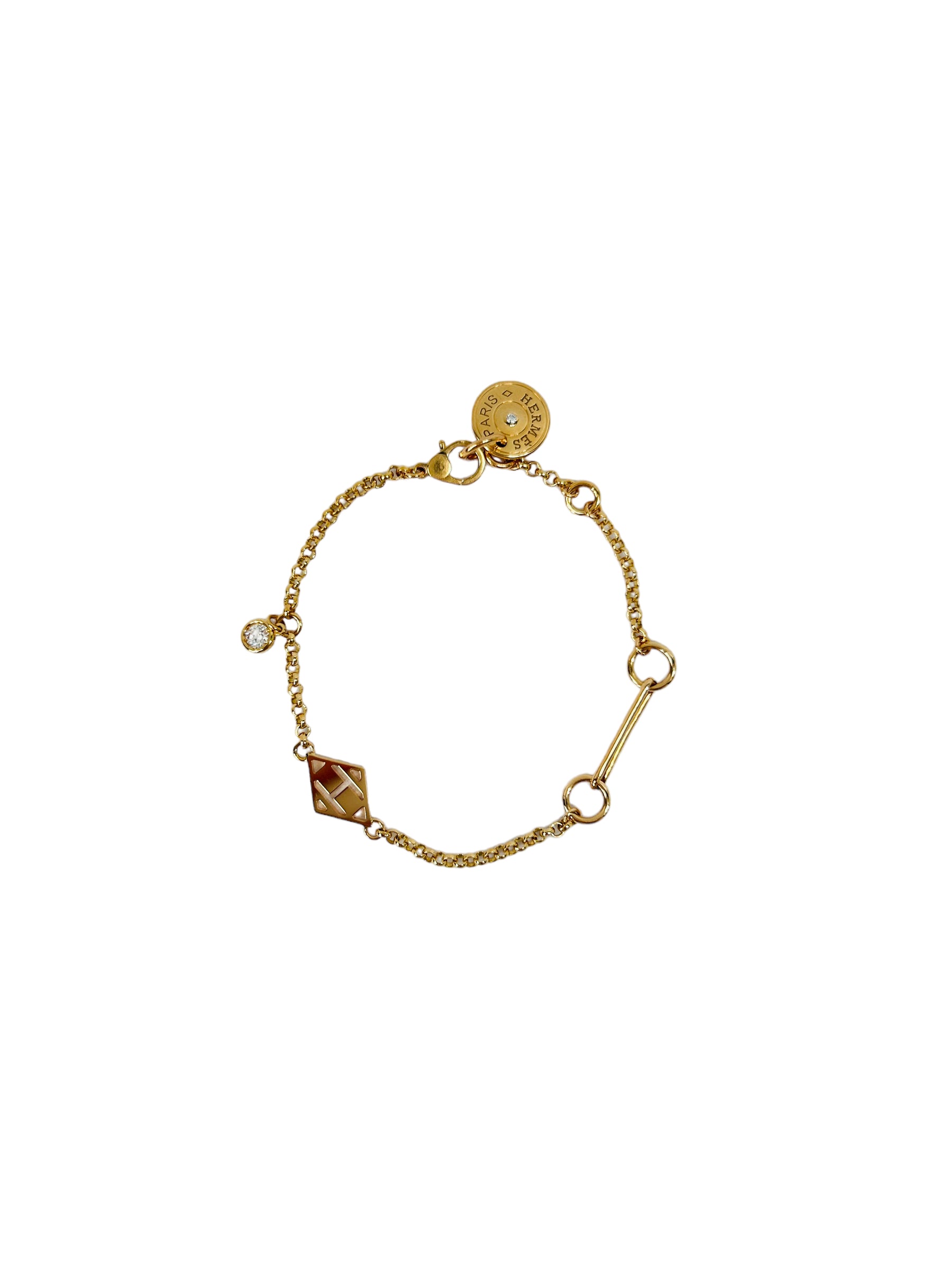 Gambade Rose Gold Bracelet w/Diamonds