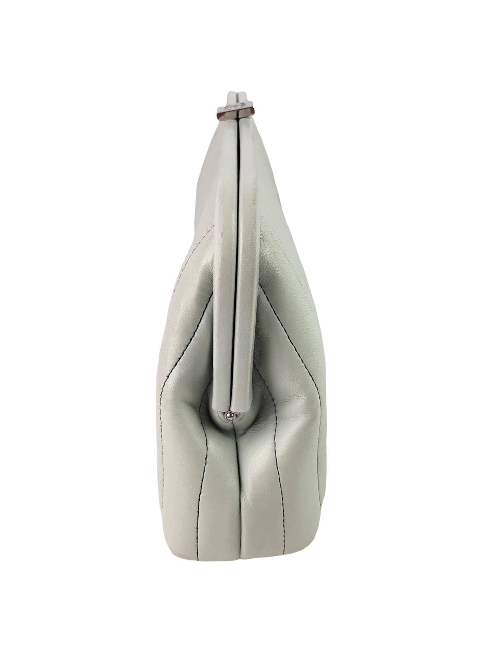 Mint Green Mademoiselle Ligne Clutch w/SHW