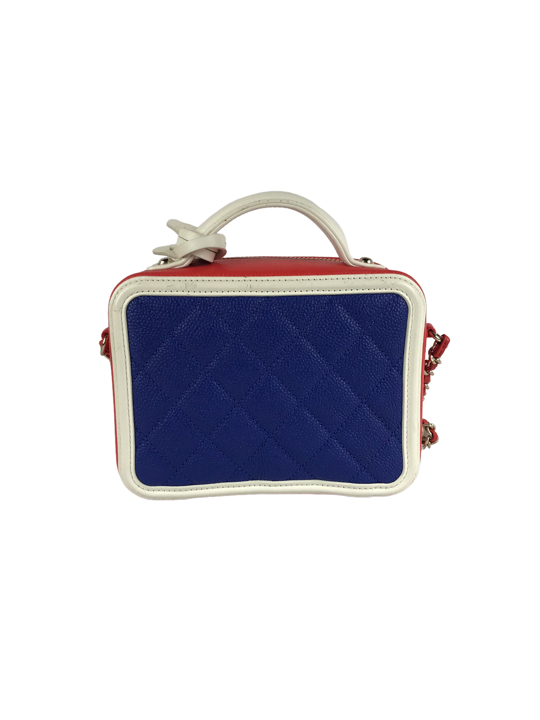 CC Filigree Small Caviar Multi Colour Vanity Case w/LGHW