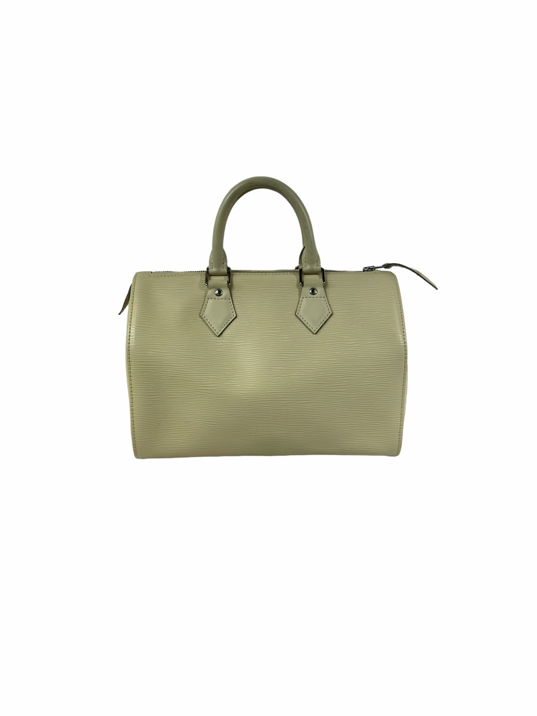 Cream Epi Leather Speedy 30 w/PHW