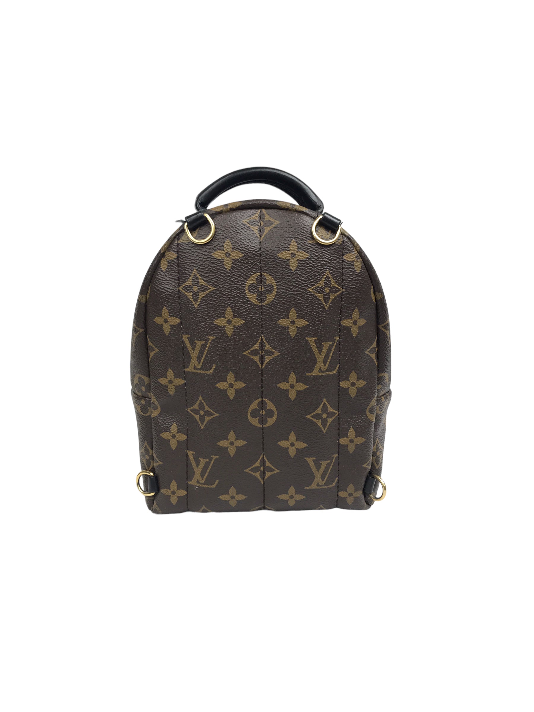 Monogram Coated Canvas Palm Springs Mini Backpack w/ GHW
