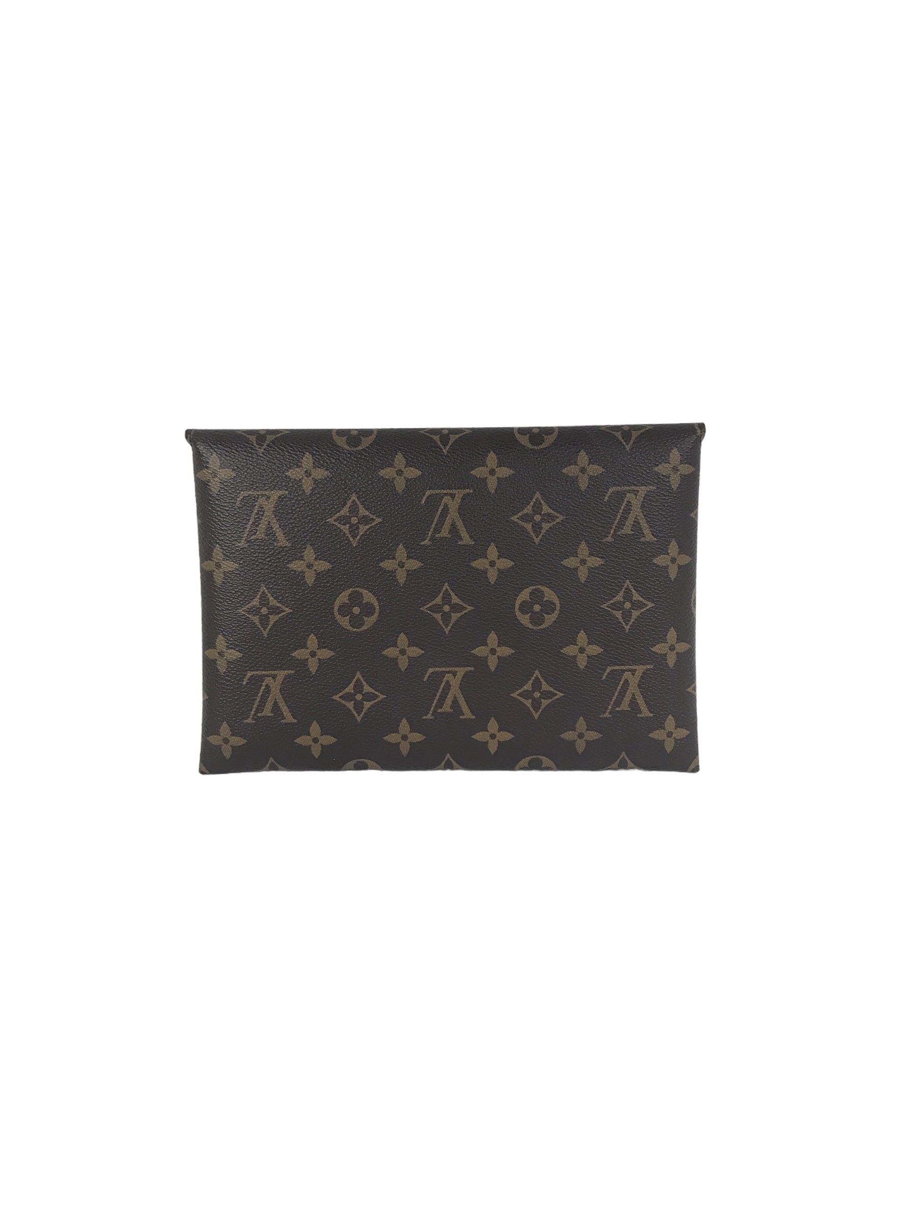 Brown Monogram Kirigami Single Pouch w/GHW