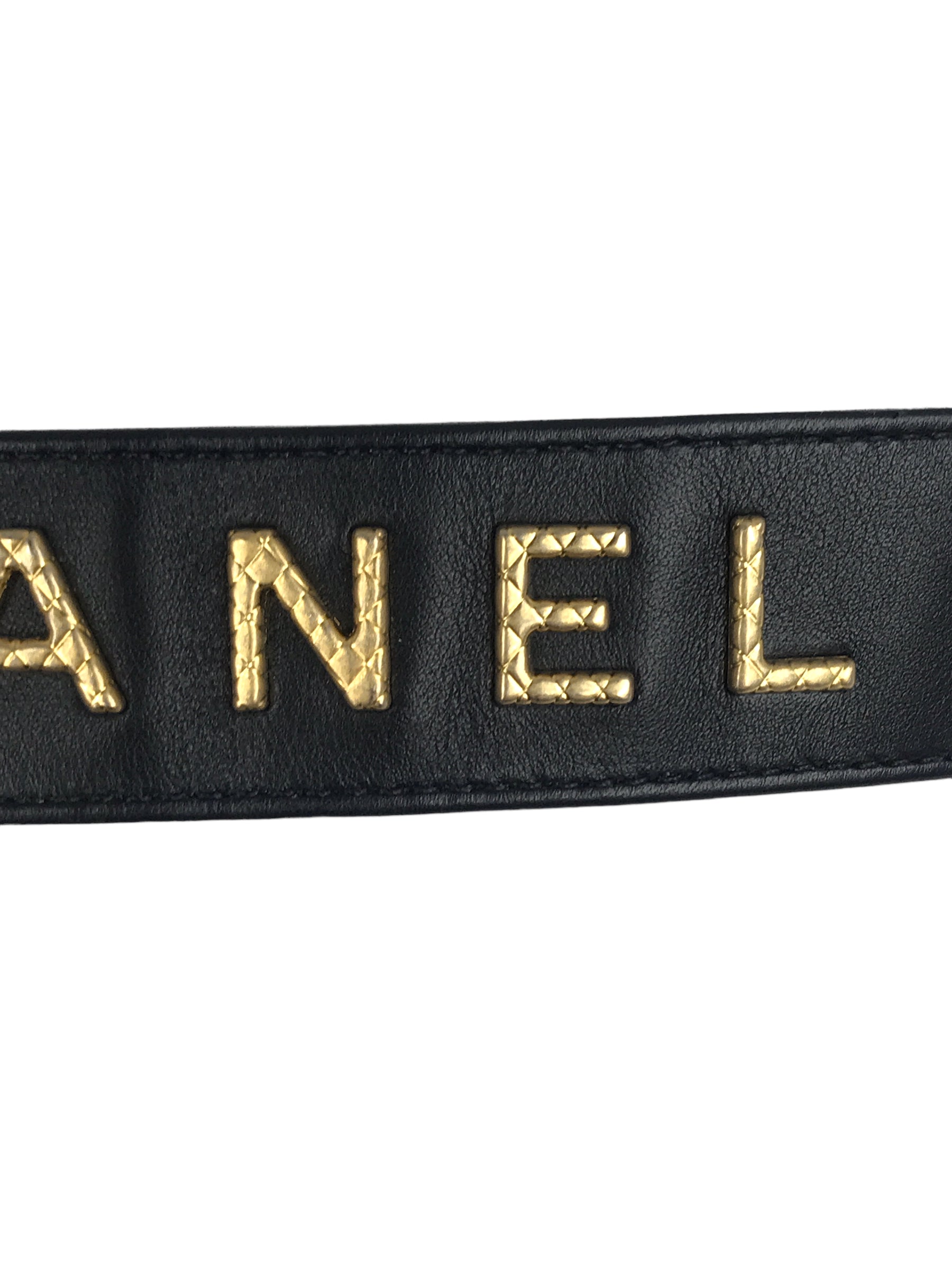 Black Quilted Lambskin New Medium Boy Bag w/ Removable Logo Chanel Top Handle W/AGHW