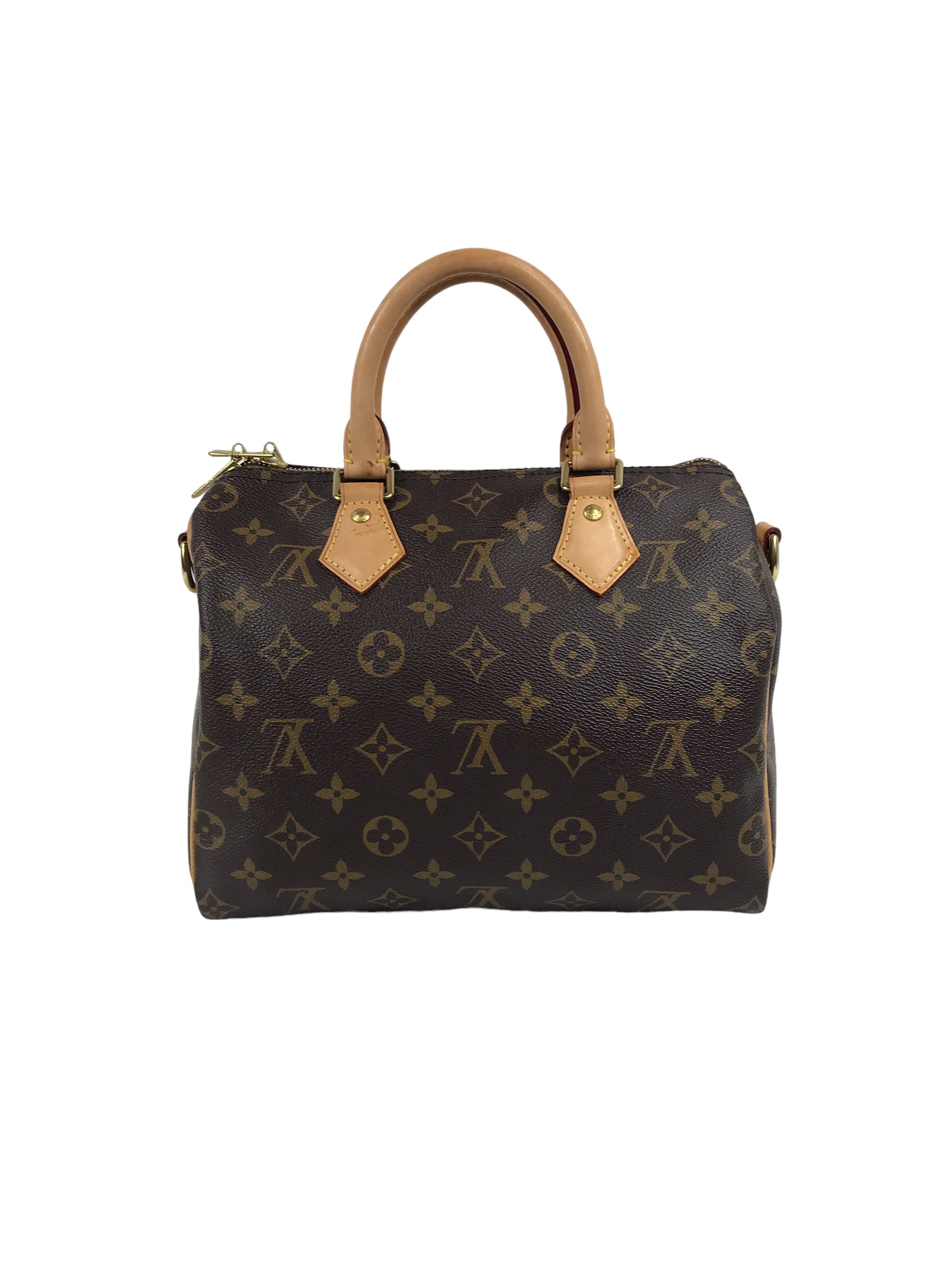 Monogram Canvas Speedy Bandouliere 25 w/GHW