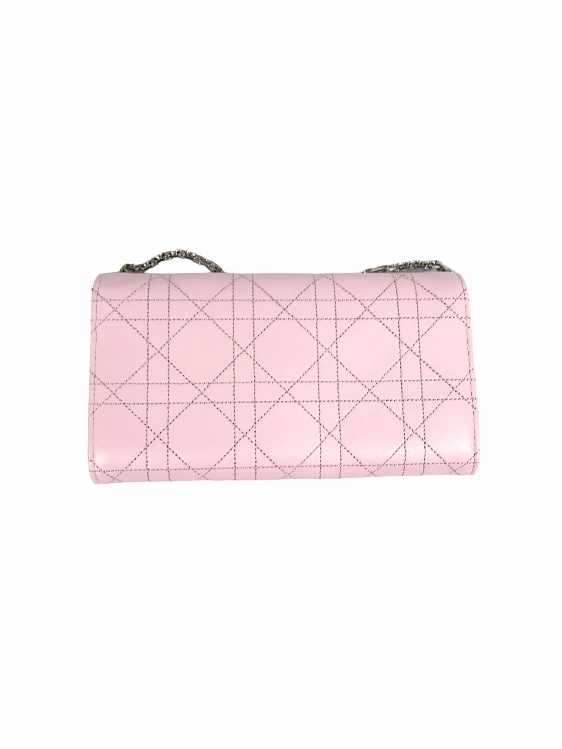 Pink Leather Wallet On Chain W/SHW