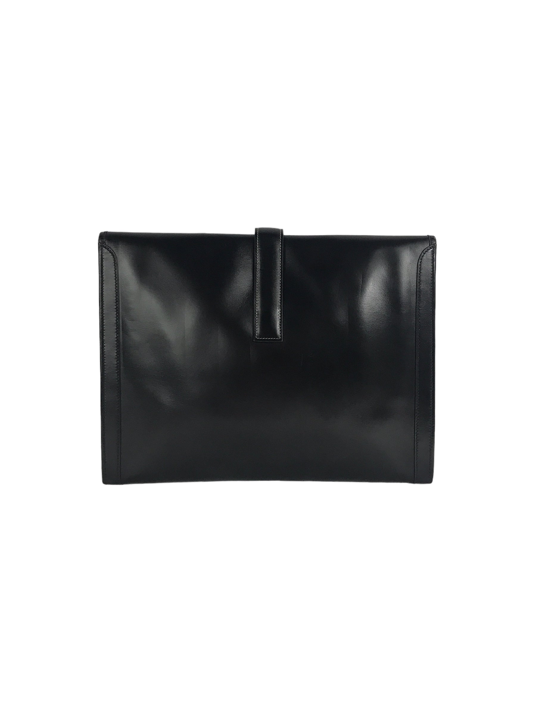 Black Box Calf Leather Portfolio Vintage Jige 34
