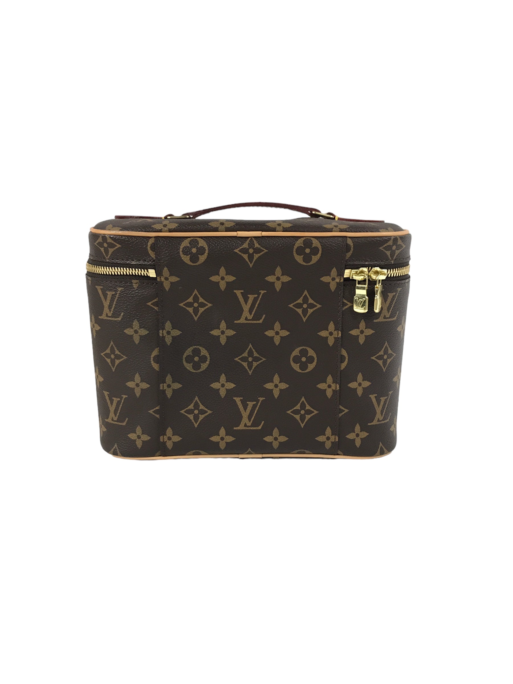 Monogram Coated Canvas Nice BB Toiletry Vanity Case w/GHW