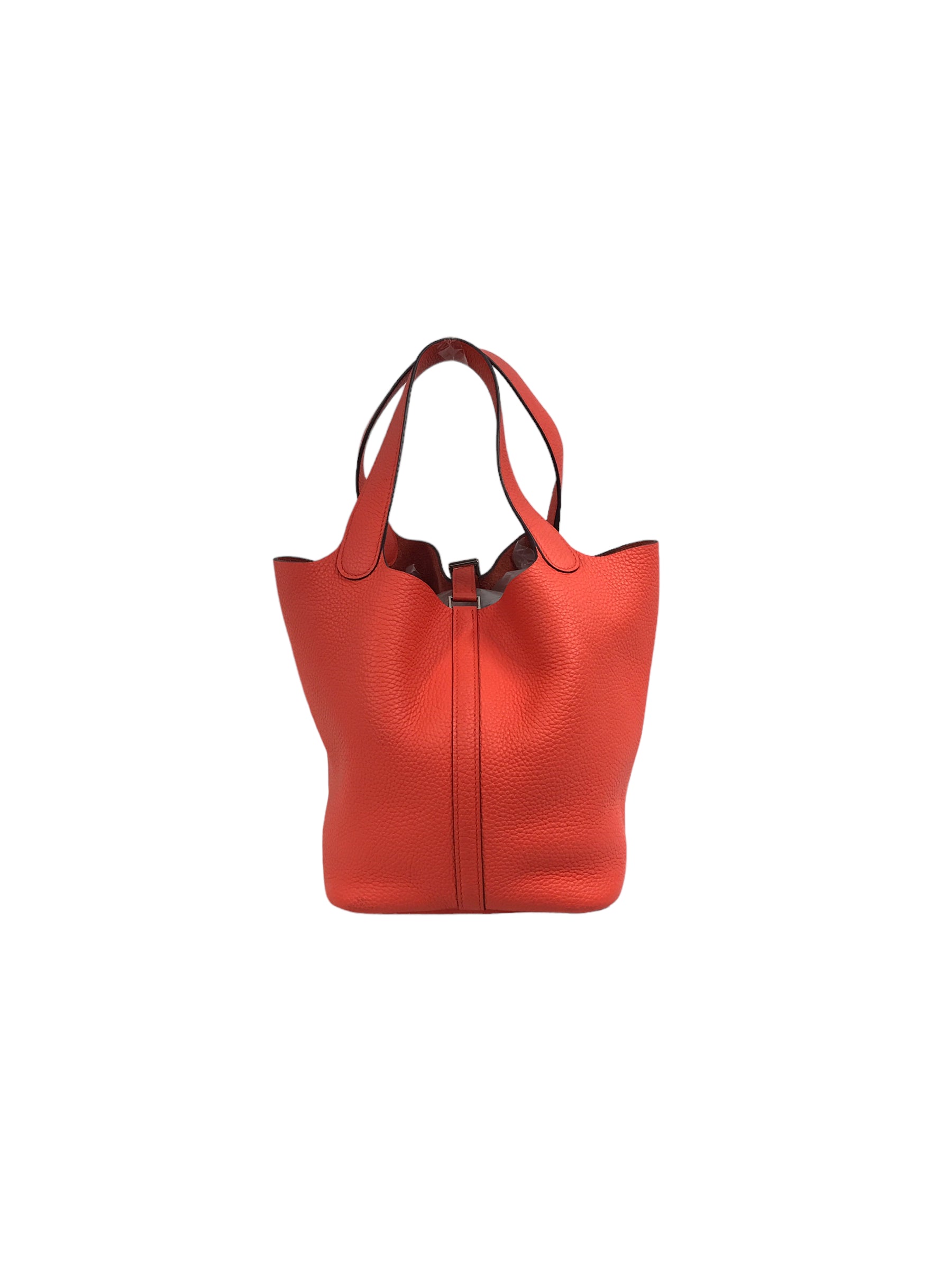 Poppy Orange Clemence Picotin 22 w/PHW