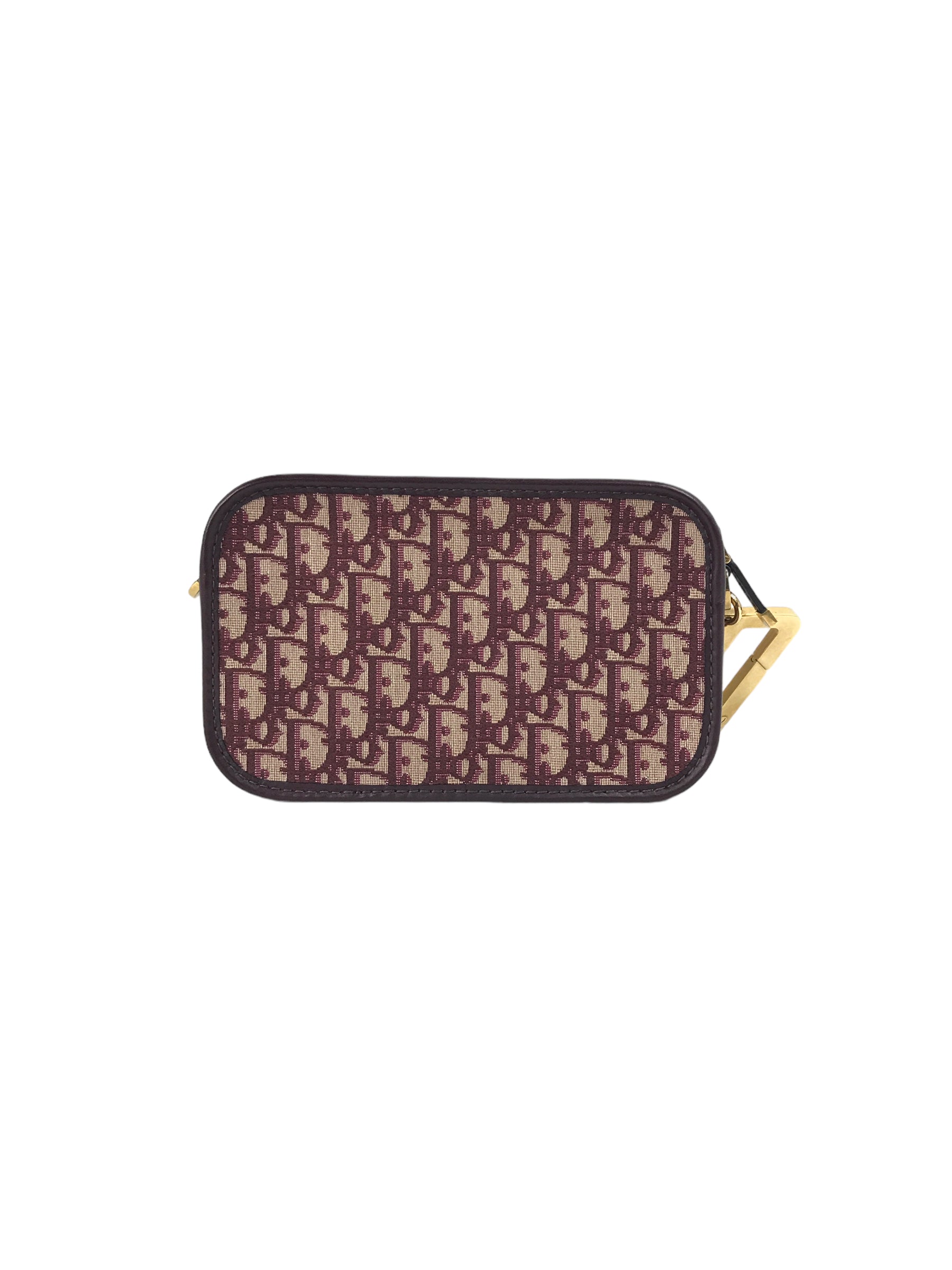 Burgundy Oblique Canvas Diorquake Clutch w/AGHW-ON LAYAWAY