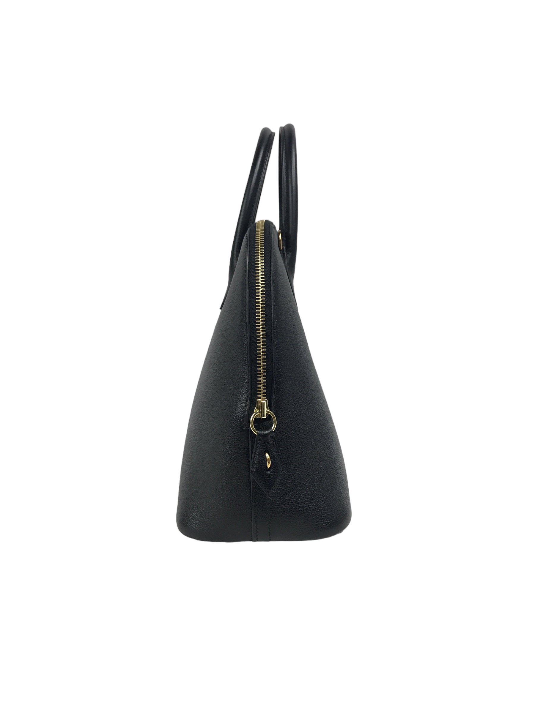 Black Novillo Leather Bolide 1923 30 Bag w/ GHW