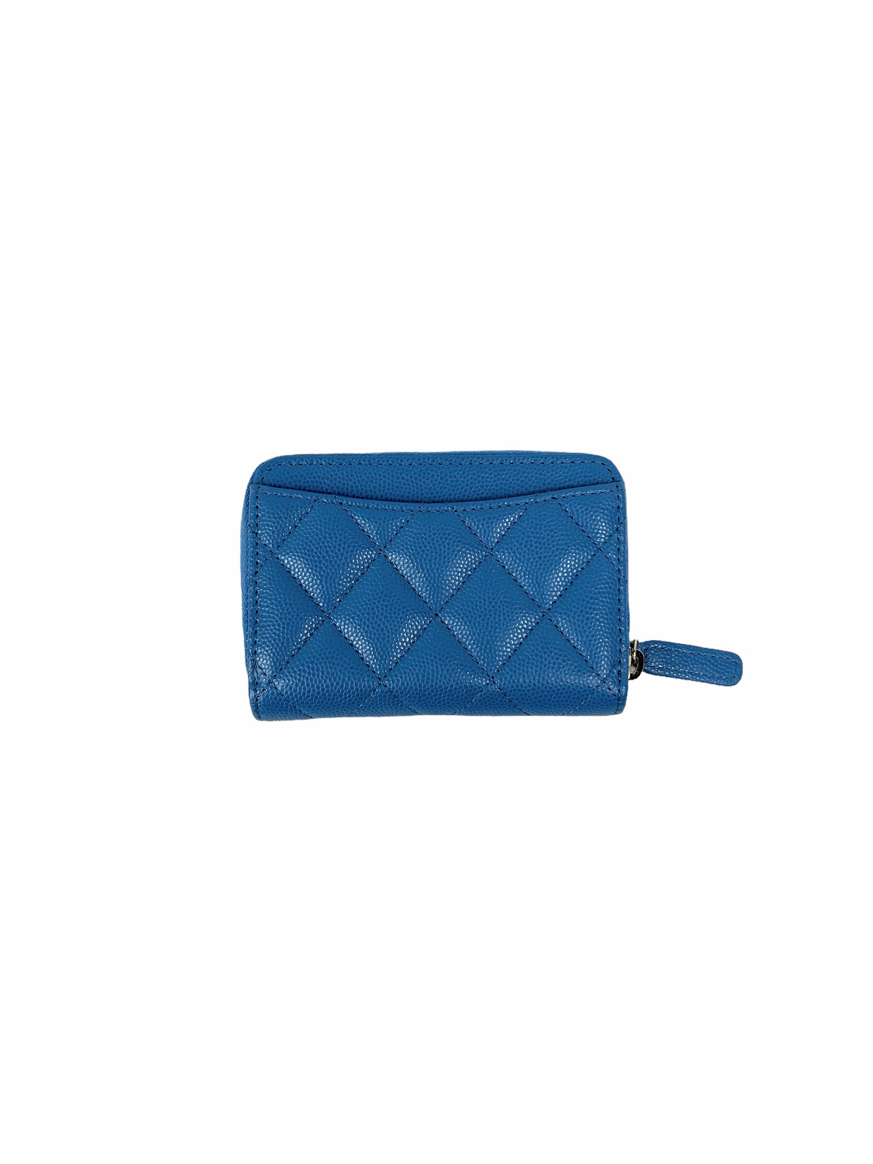 Blue Caviar Quilted Card Coin Pouch Wallet w/GHW