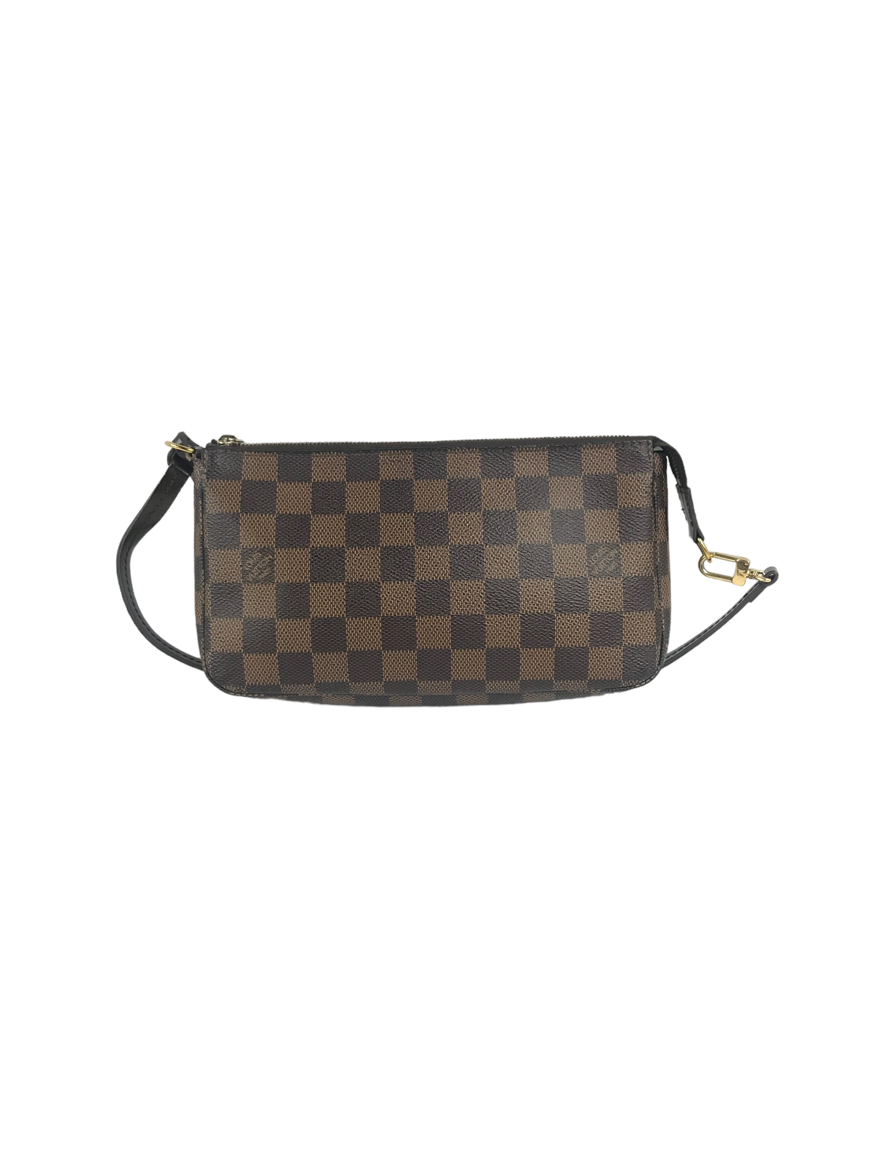 Damier Ebene Pochette Accessories w/GHW