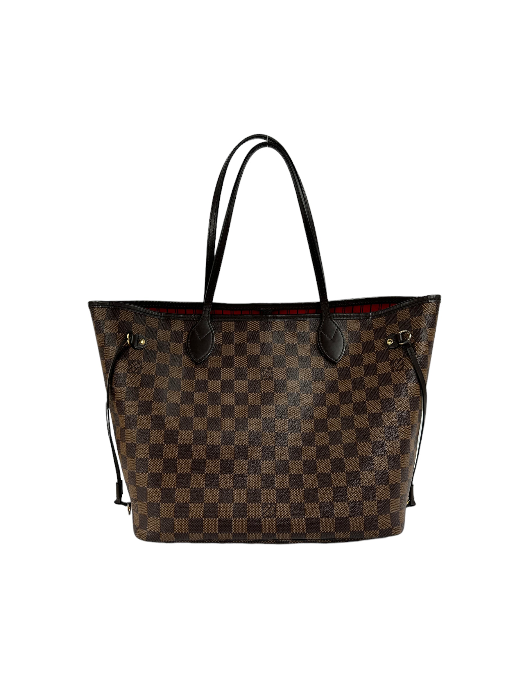 Damier Ebene Monogram Neverfull MM w/GHW