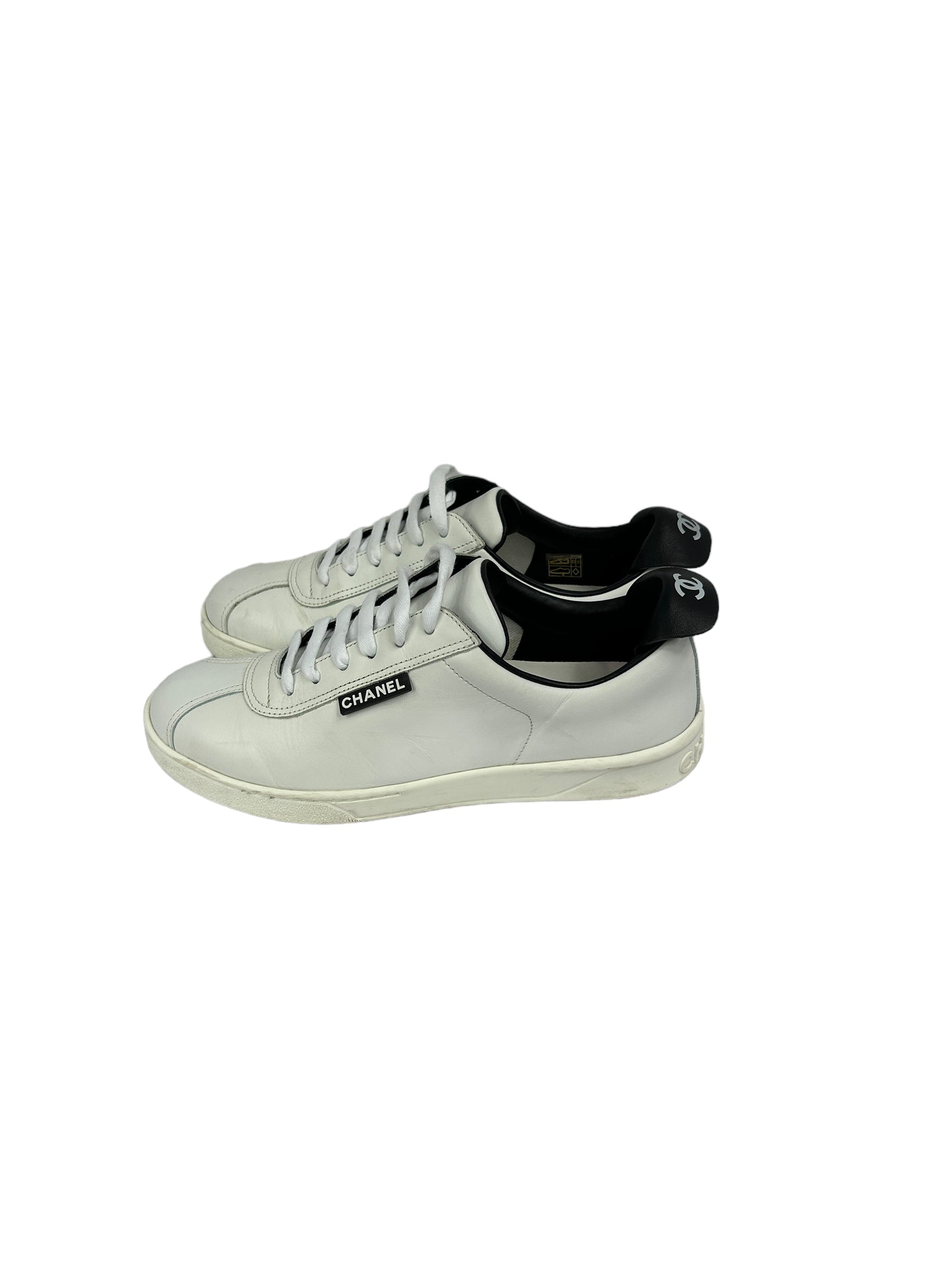 White/ Black Classic Women’s Tennis Sneakers