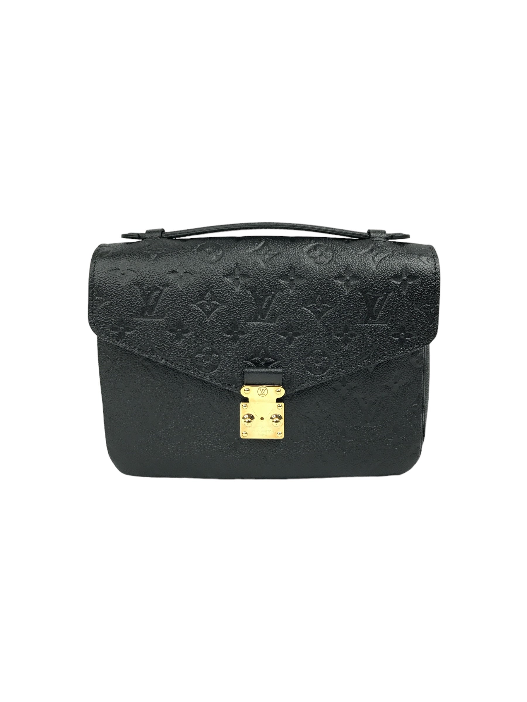 Black Empreinte Calfskin Leather Pochette Metis w/GHW-SOLD ON LAYAWAY