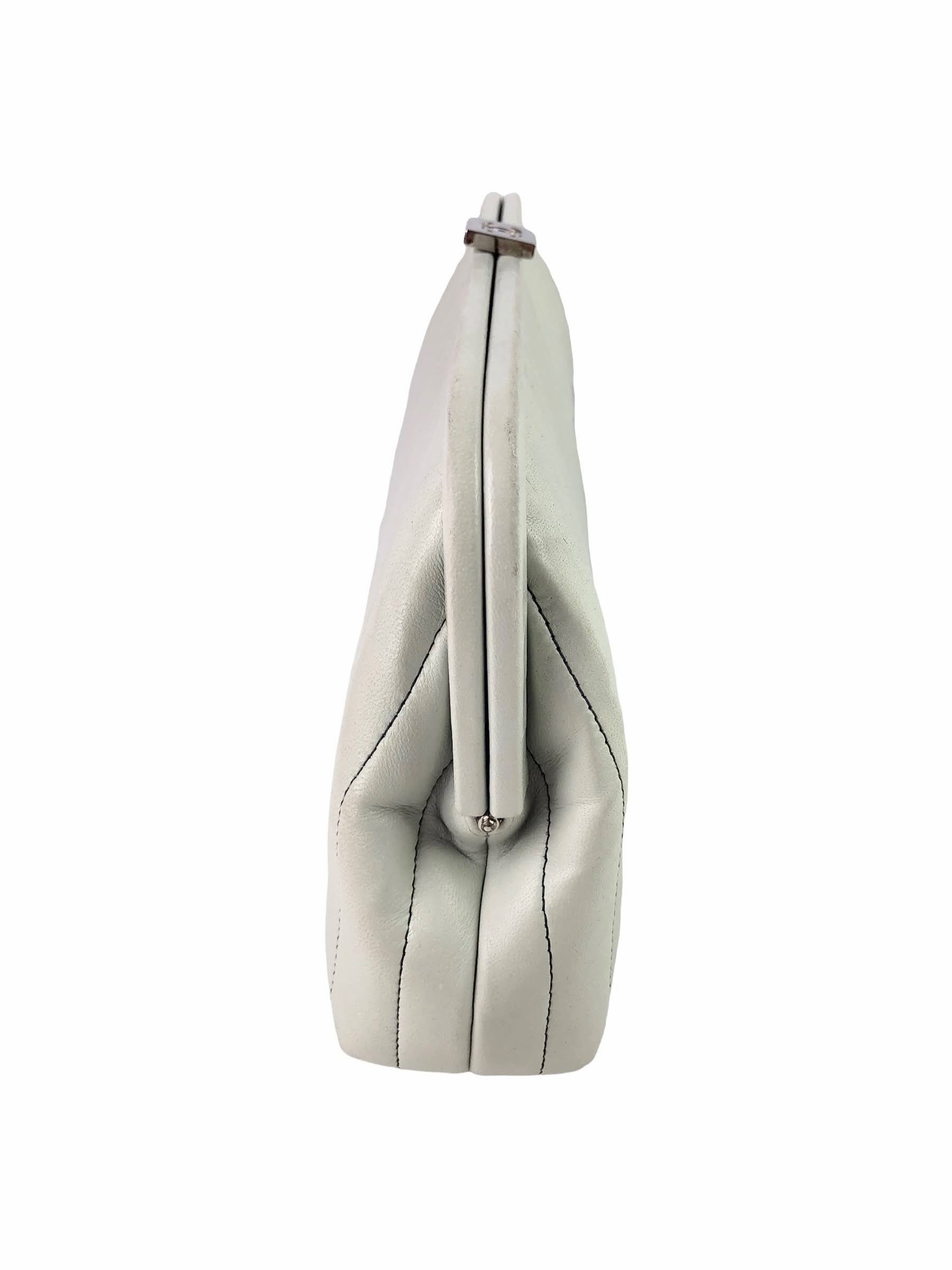 Mint Green Mademoiselle Ligne Clutch w/SHW