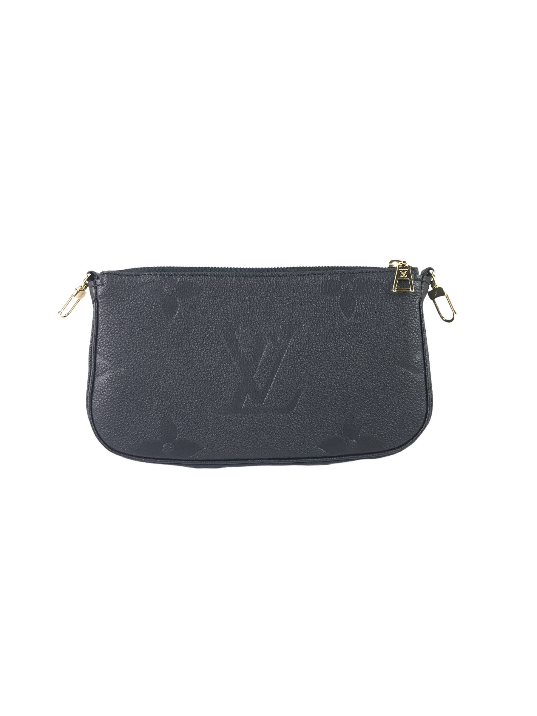 Black Monogram Empreinte Leather Multi Pochette Accessoires W/GHW