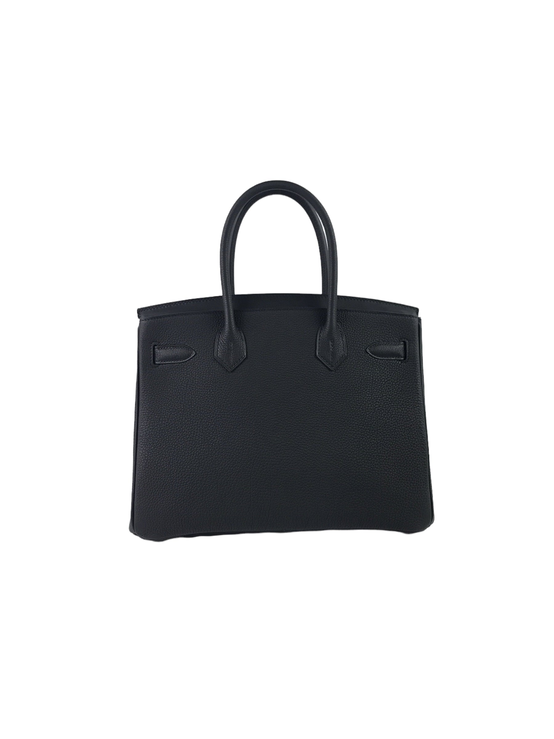Black Togo 3 in 1 Birkin 30 W/GHW