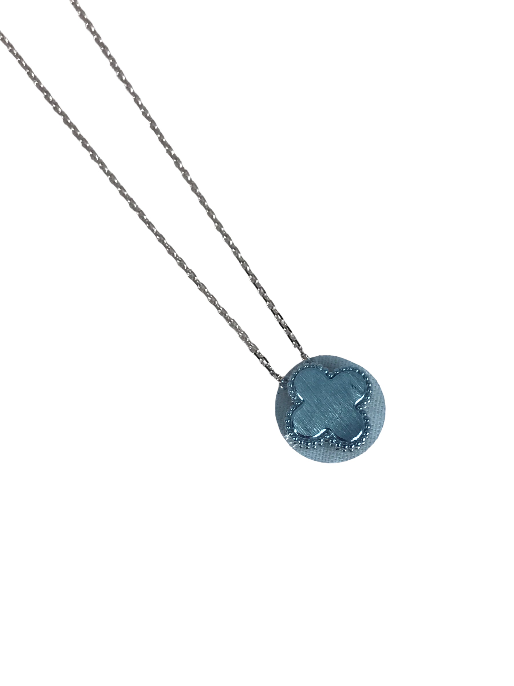 Blue Holiday Limited Edition Alhambra and Diamond Pendant W/WGHW
