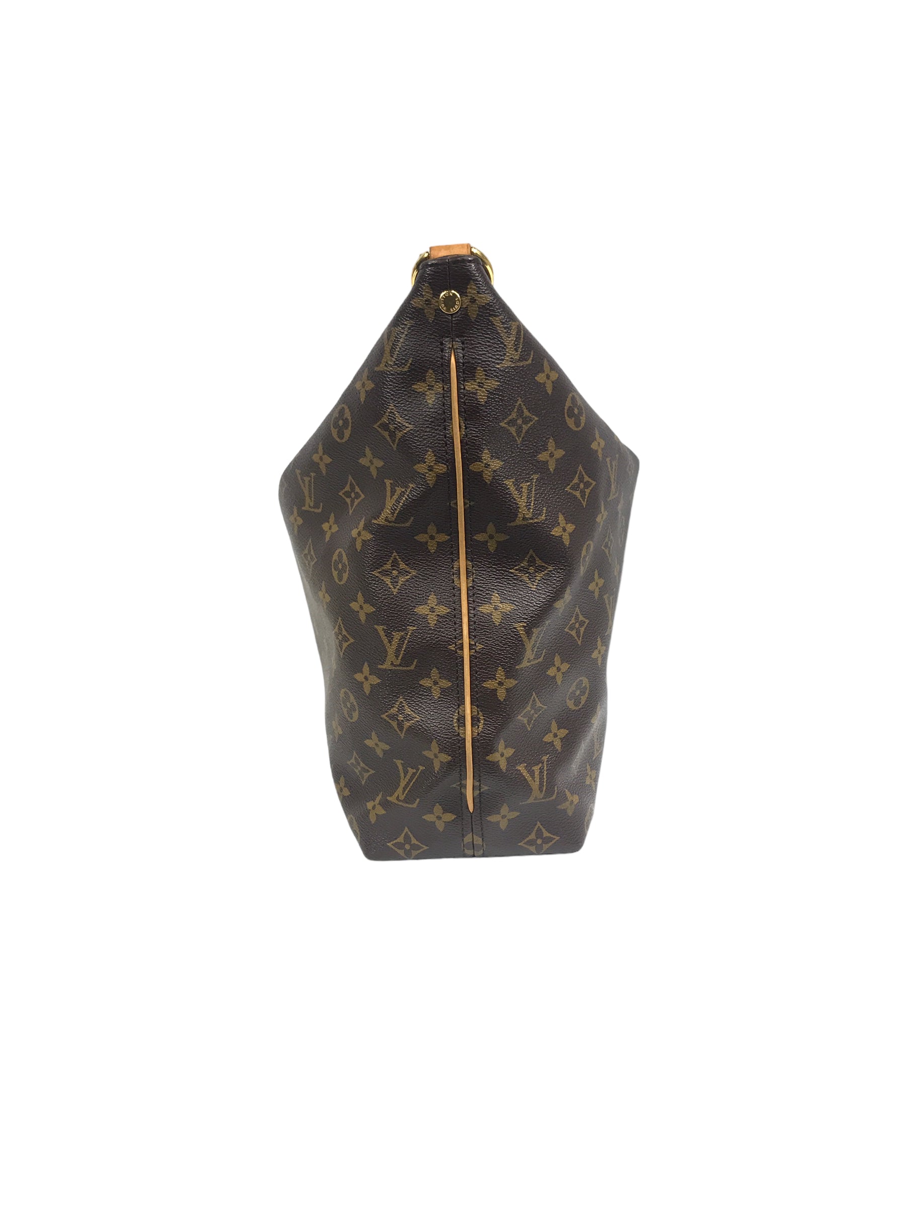 Monogram Coated Canvas Sully MM Bag W/GHW