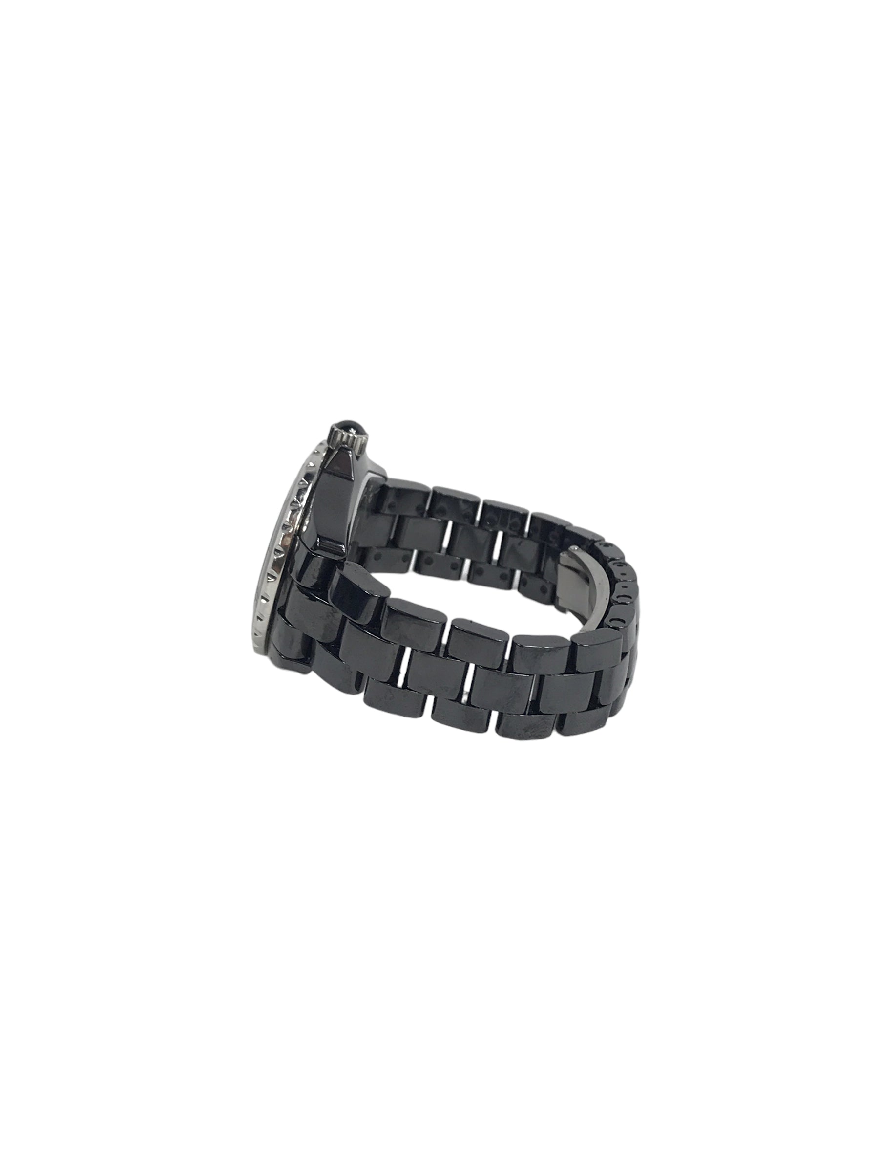 J12 Black Ceramic 33mm w/accent Diamond Watch