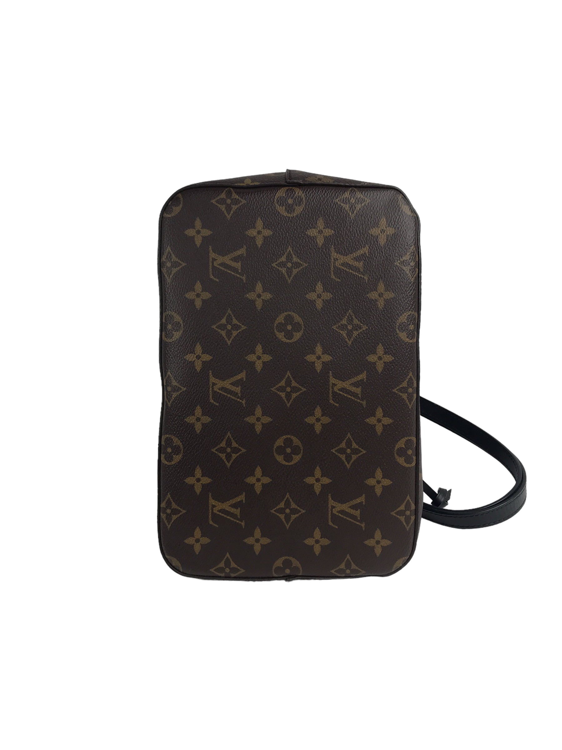 Monogram Coated Canvas Noir NeoNoe MM Bucket Bag w/GHW
