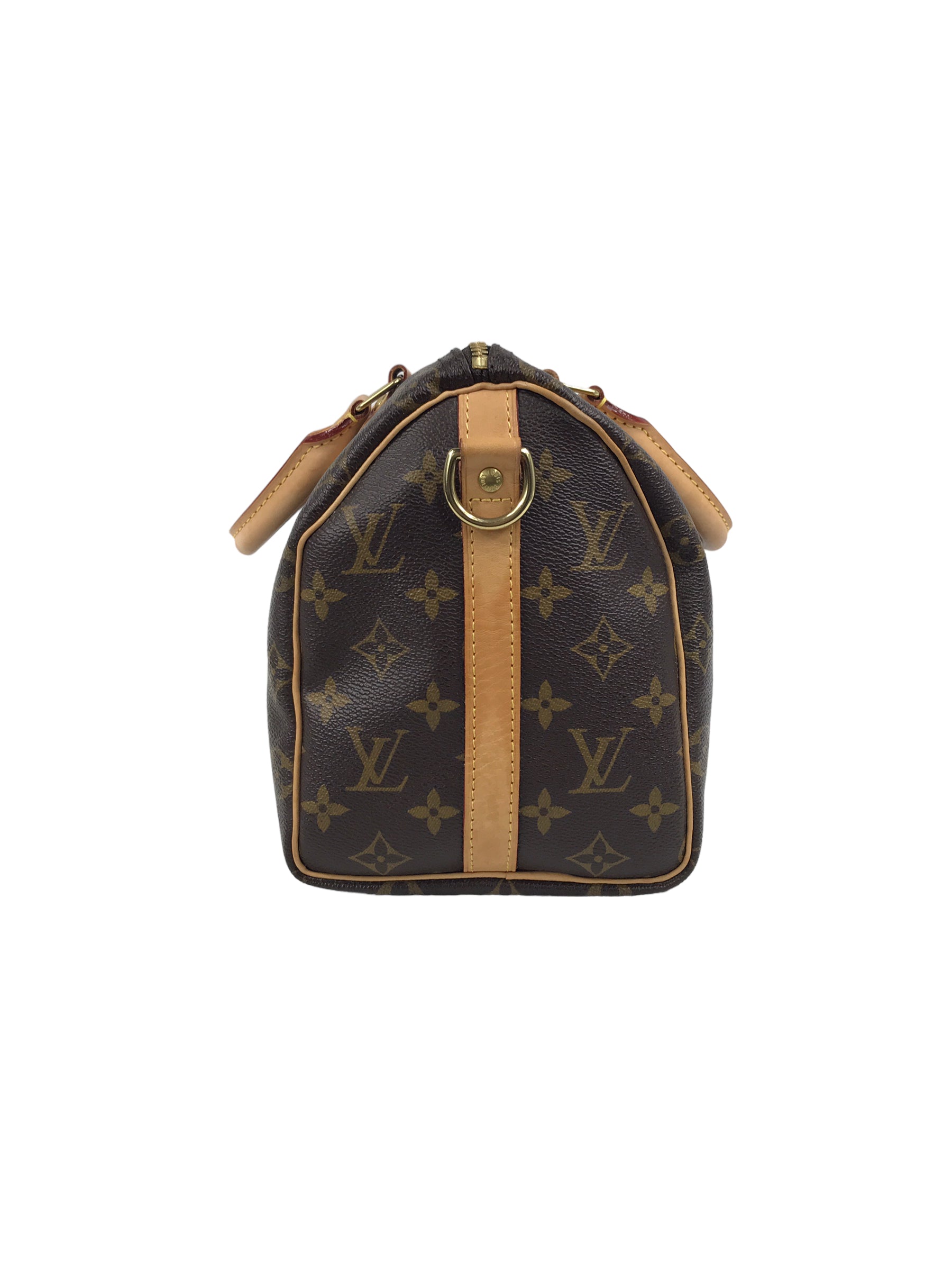 Monogram Canvas Speedy Bandouliere 25 w/GHW