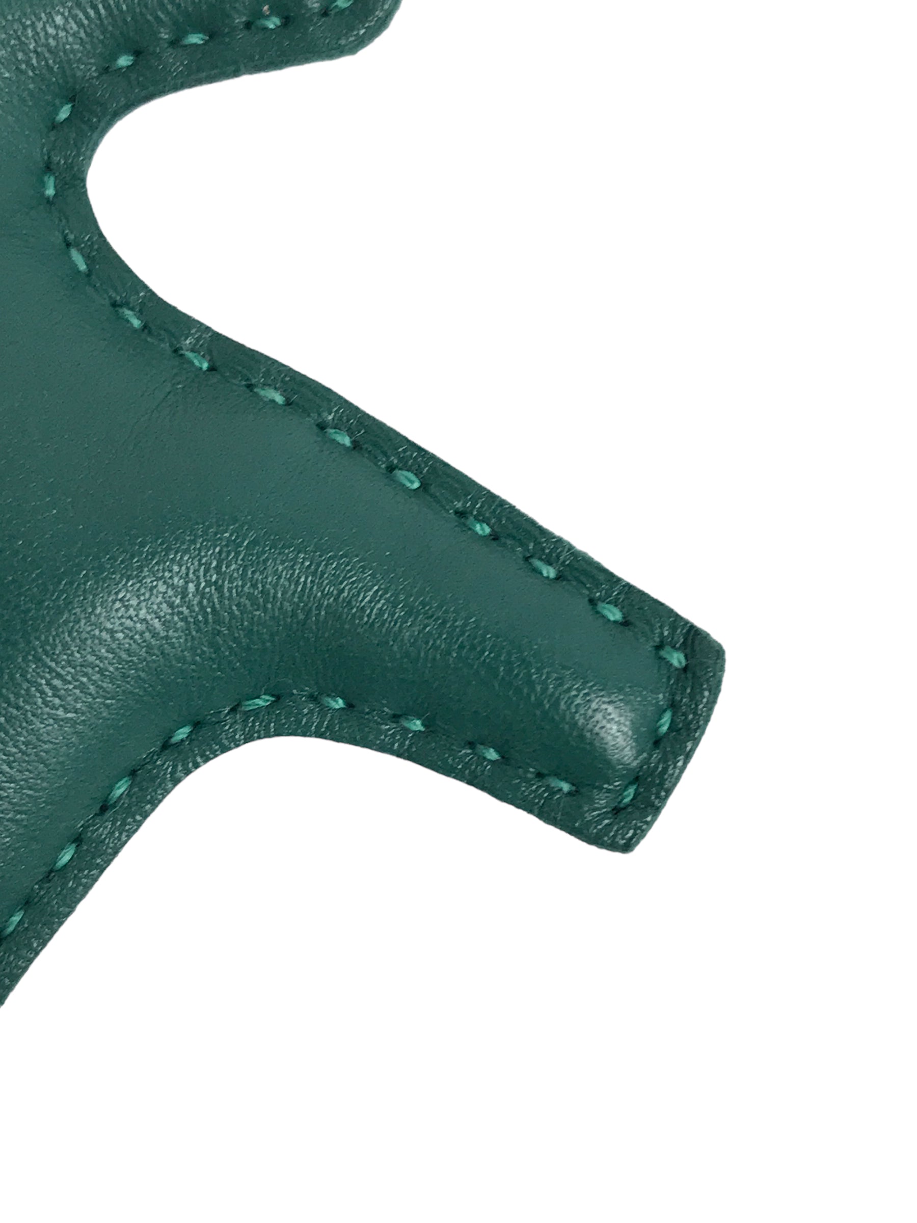 Cactus Green/Malachite/Brule Lambskin & Alligator Mississippiensis Rodeo PM Charm
