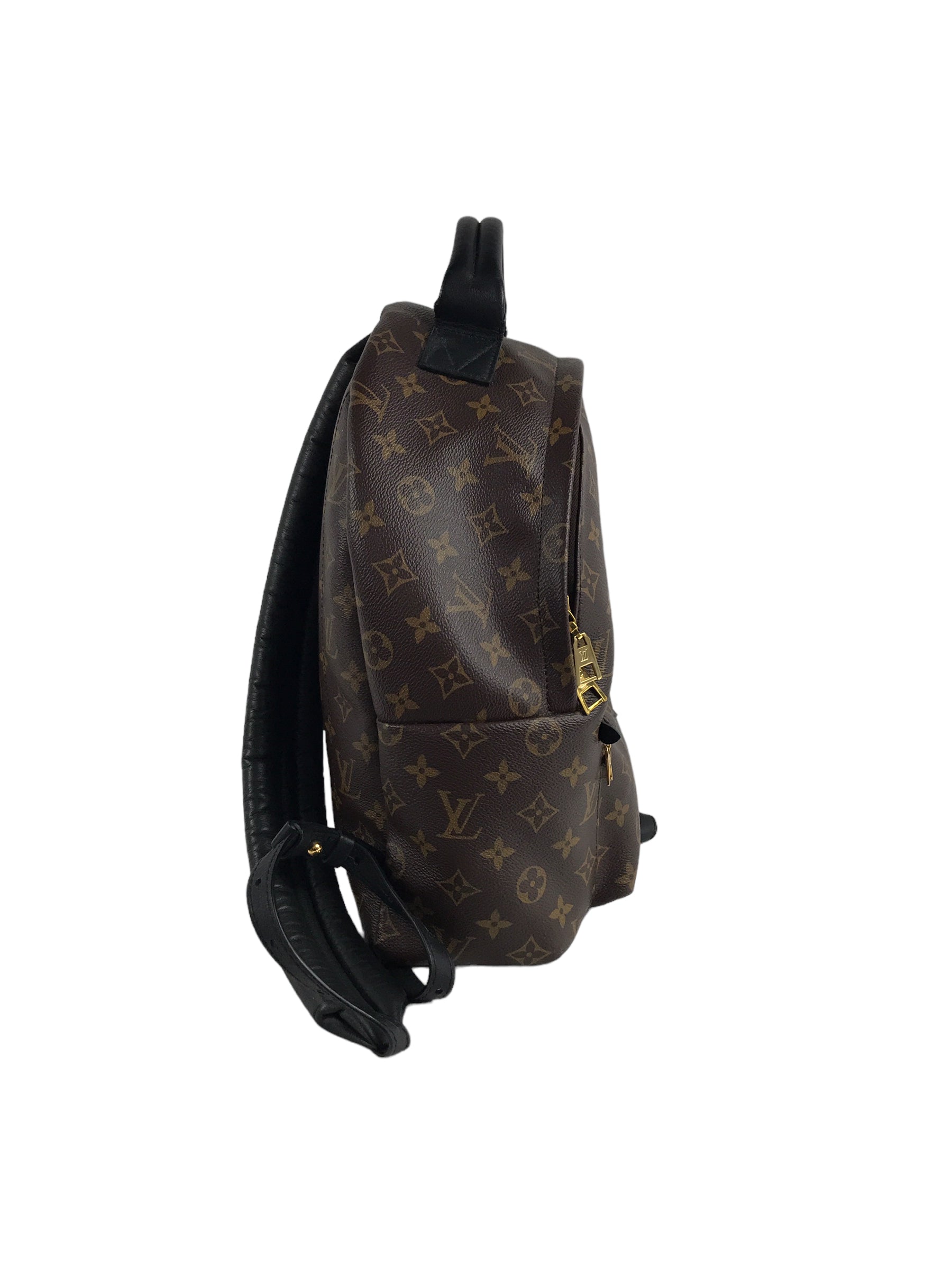Monogram Coated Canvas Palm Springs MM Backpack w/GHW