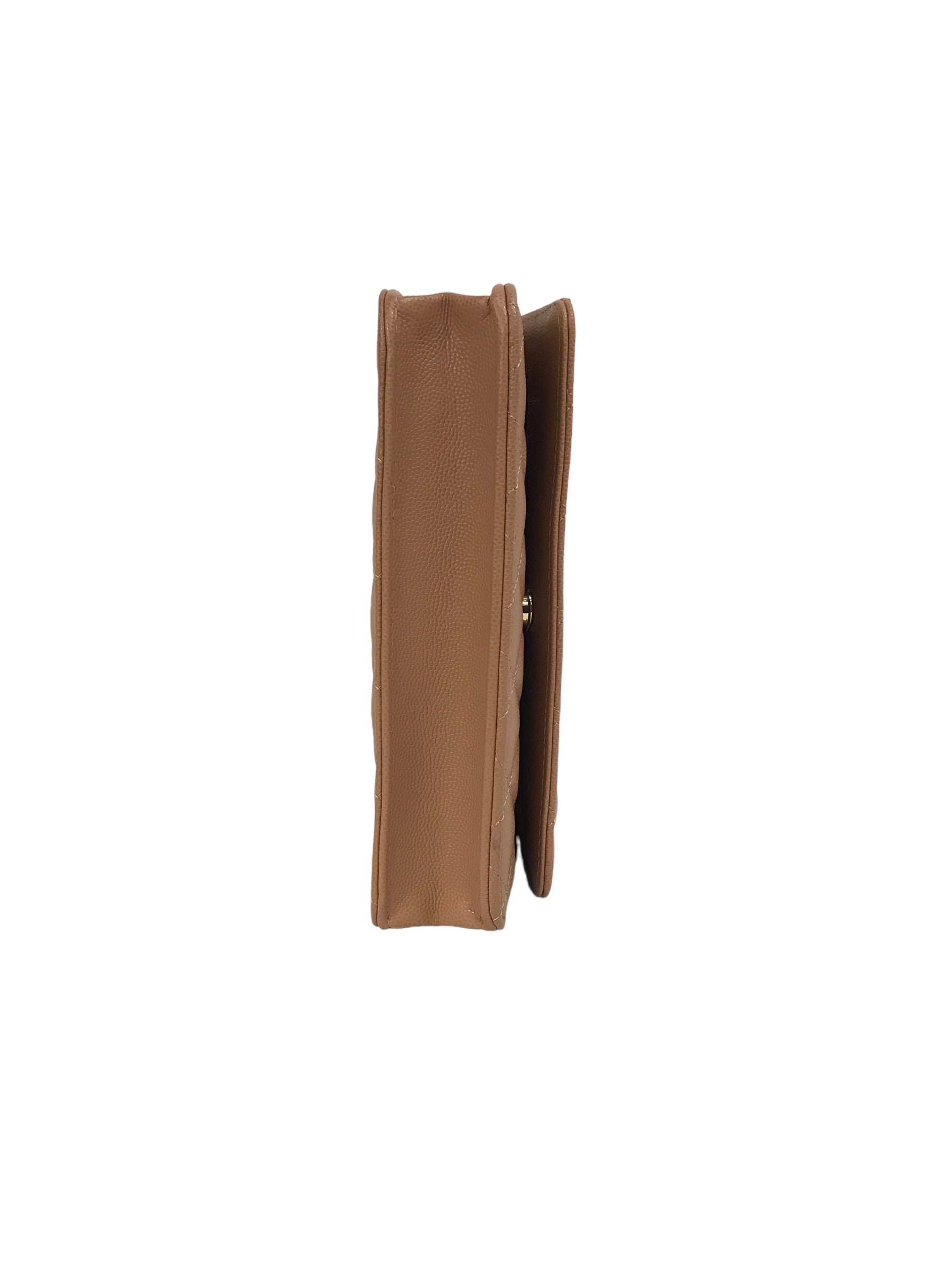 Caviar Beige Fonce Wallet On Chain w/LGHW