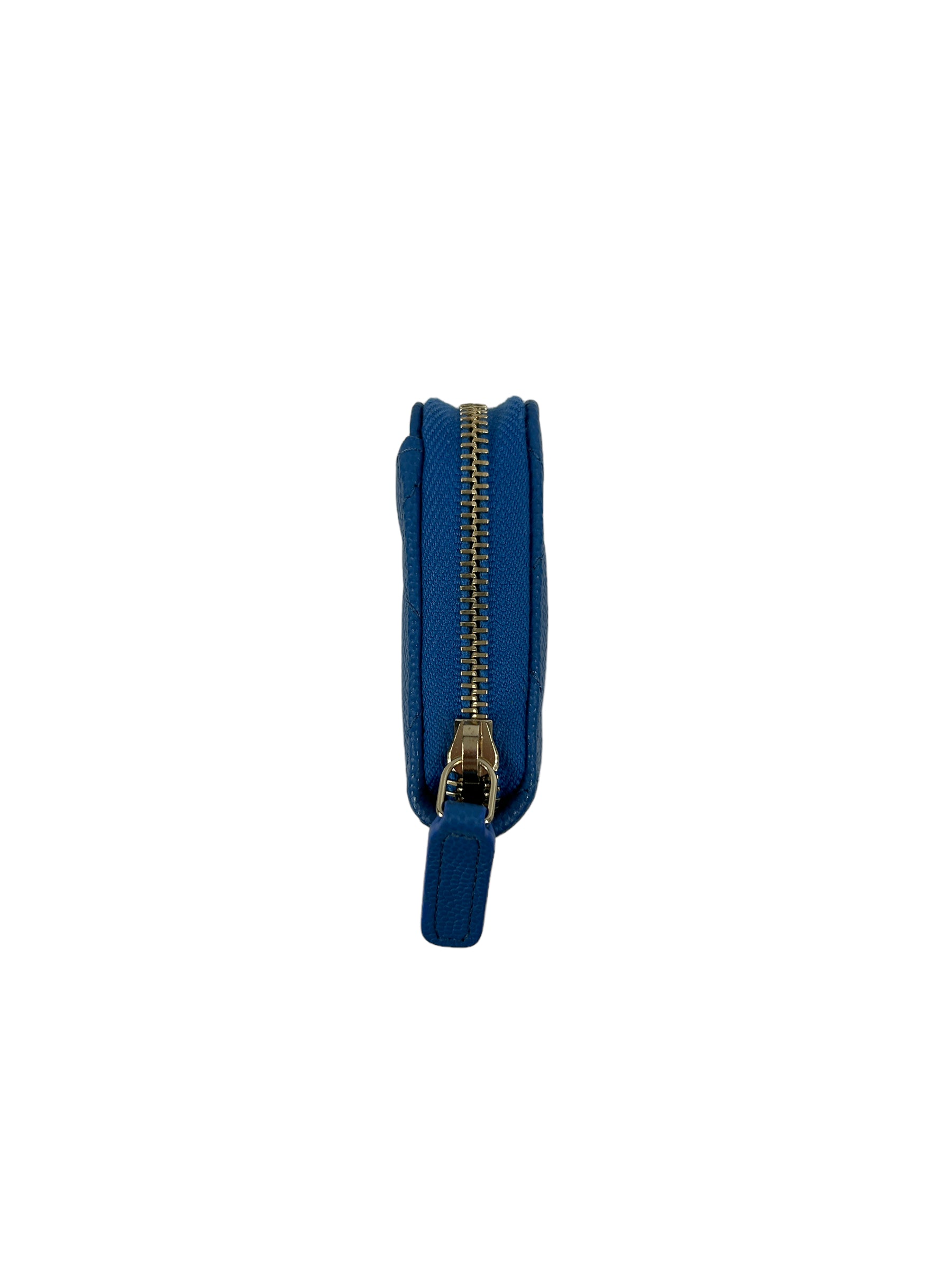 Blue Caviar Quilted Card Coin Pouch w/GHW