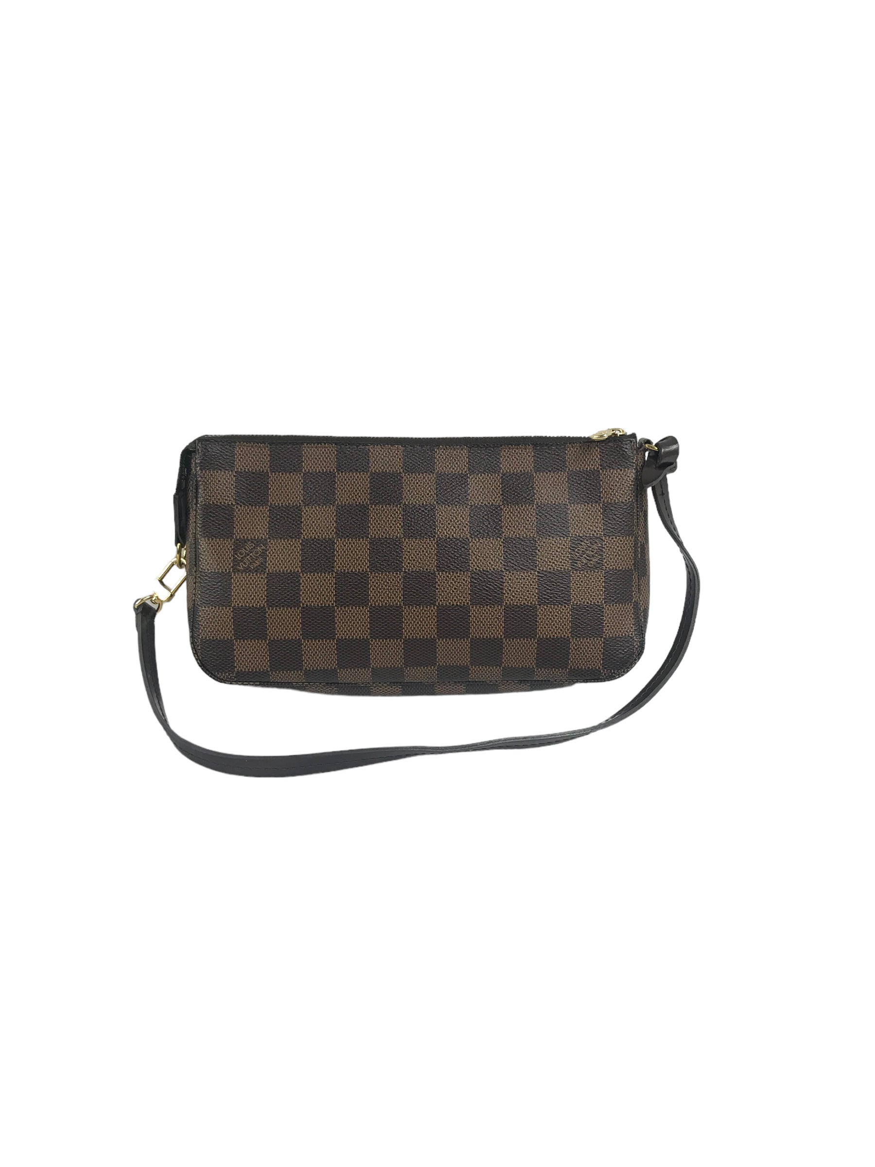 Damier Ebene Pochette Accessories w/GHW