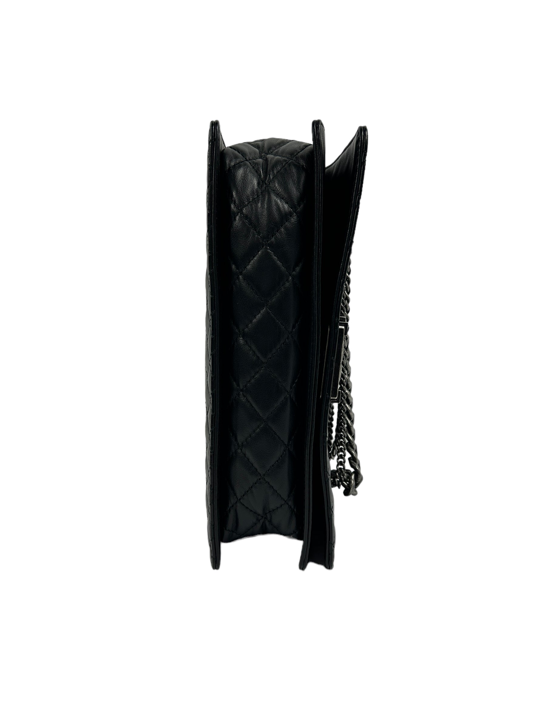 Paris Enchained Medium Calfskin Leather Boy Bag w/RHW