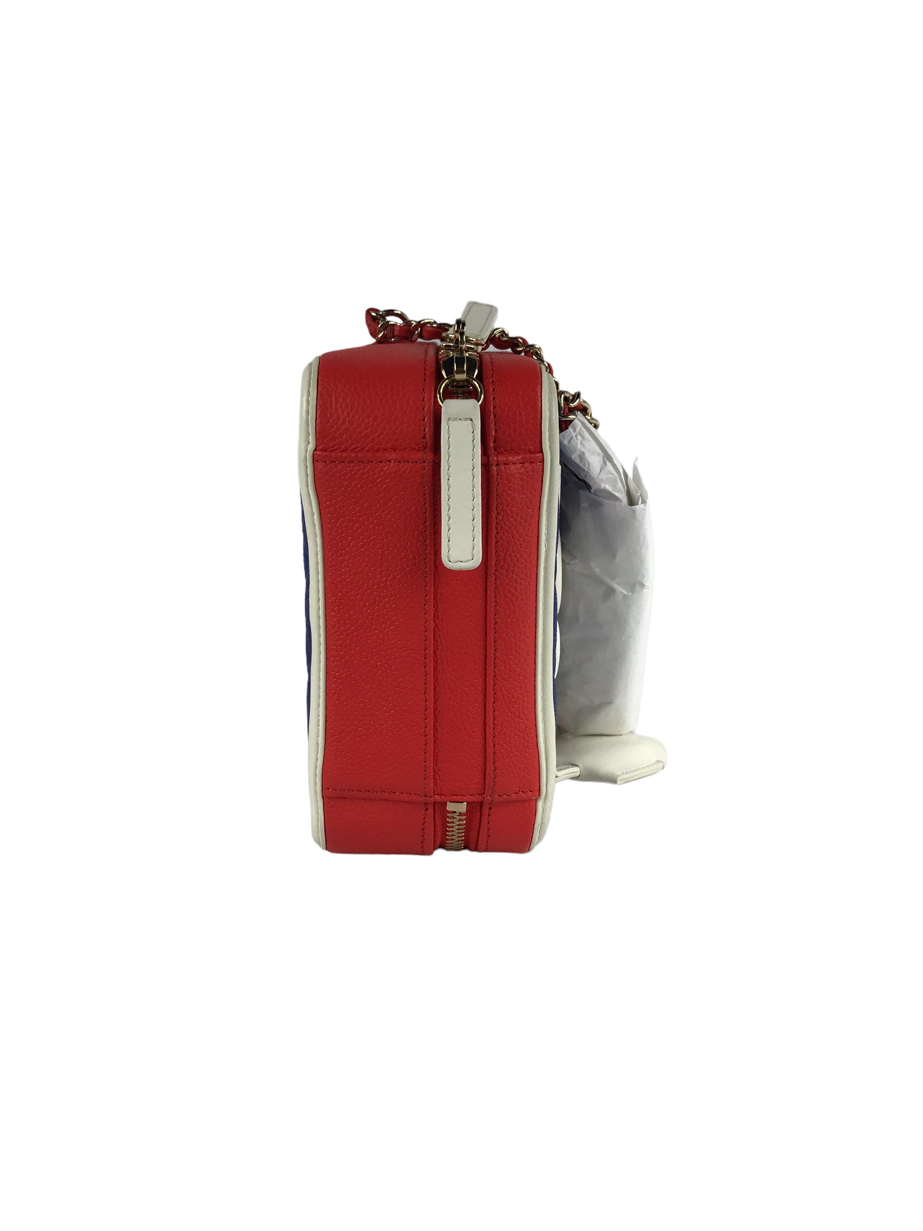 CC Filigree Small Caviar Multi Colour Vanity Case w/LGHW
