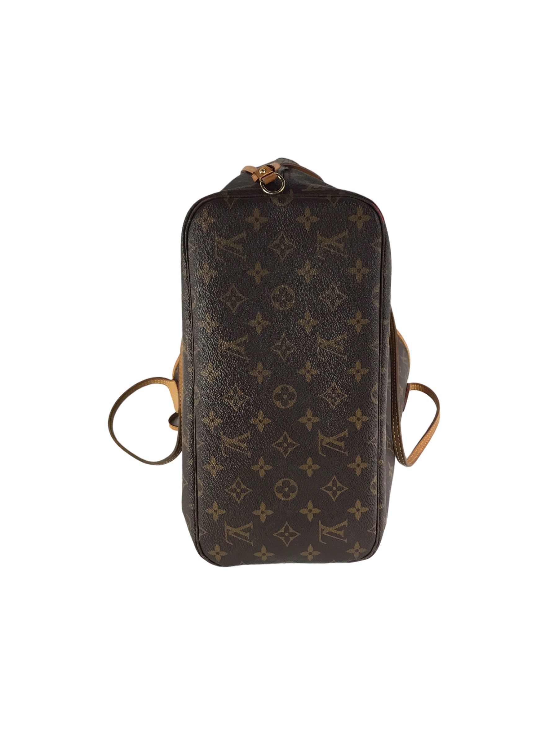 Monogram Neverfull MM Tote Bag w/GHW